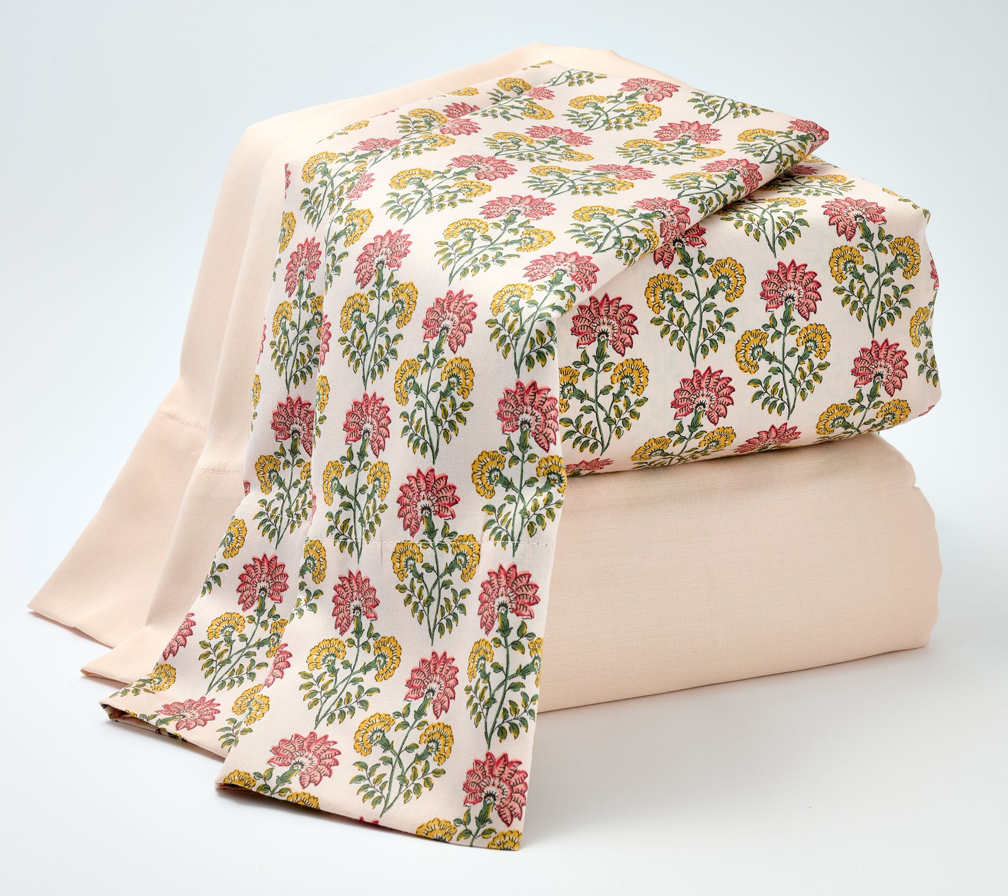 Home Reflections 2-Pack Cotton Sateen Sheet Set