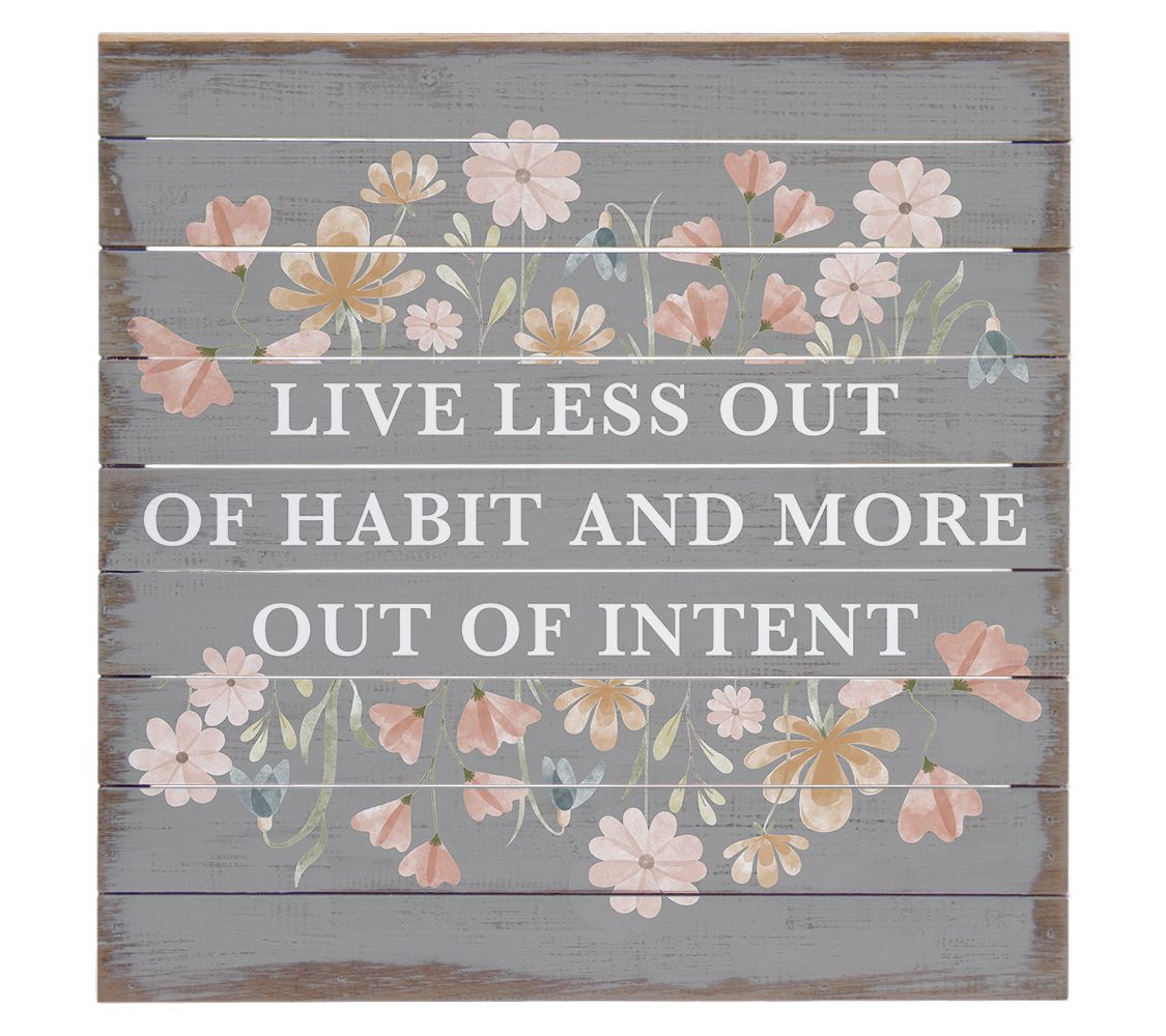 Sincere Surroundings 14" Less Out Of Habit Perfect Pallet