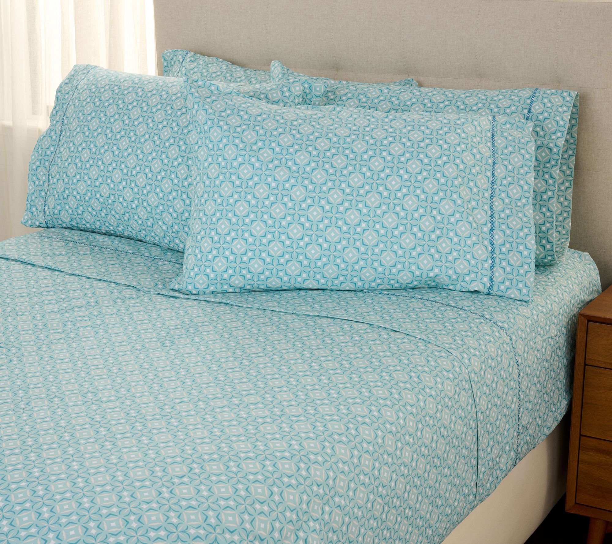 Home Reflections Brushed 100% Cotton Sheet Set