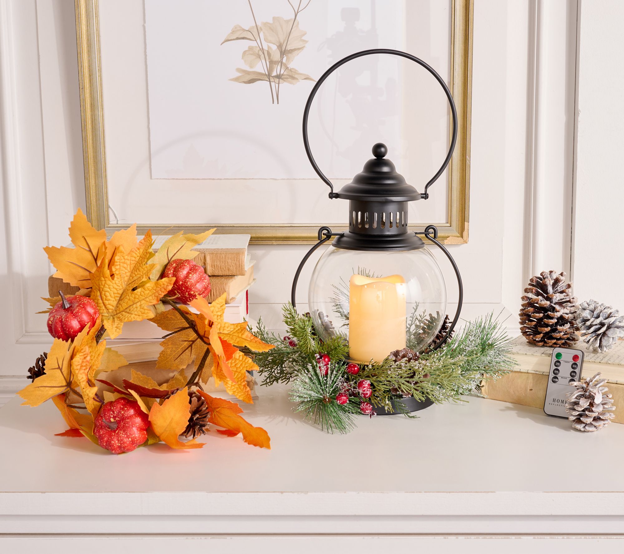 Home Reflections Indoor/Outdoor 13" Hanging Lantern