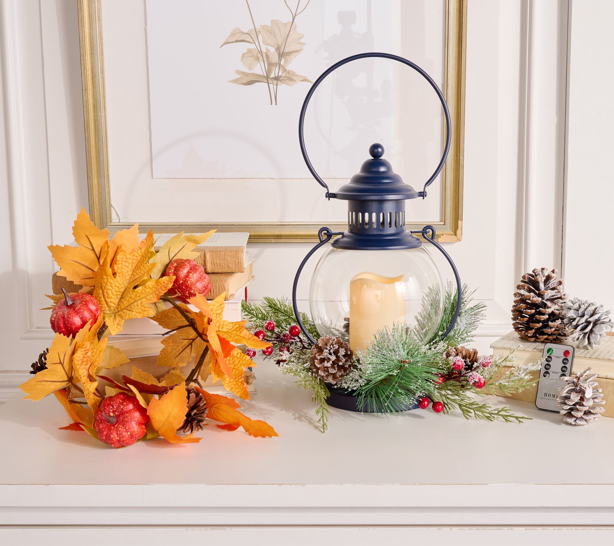 Home Reflections Indoor/Outdoor 13" Hanging Lantern