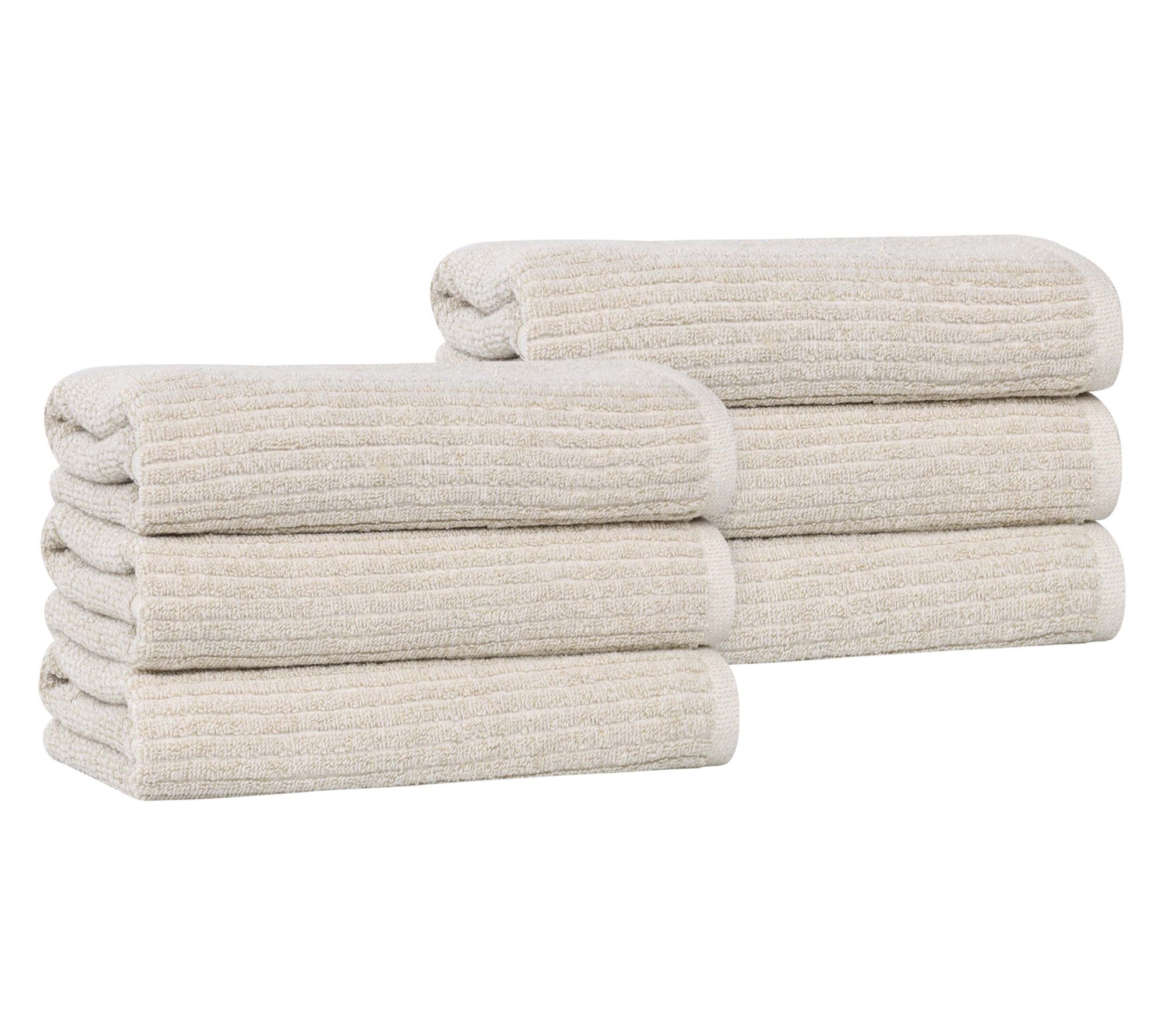 Superior Destin Cotton Blend Solid 6 Piece HandTowel Set