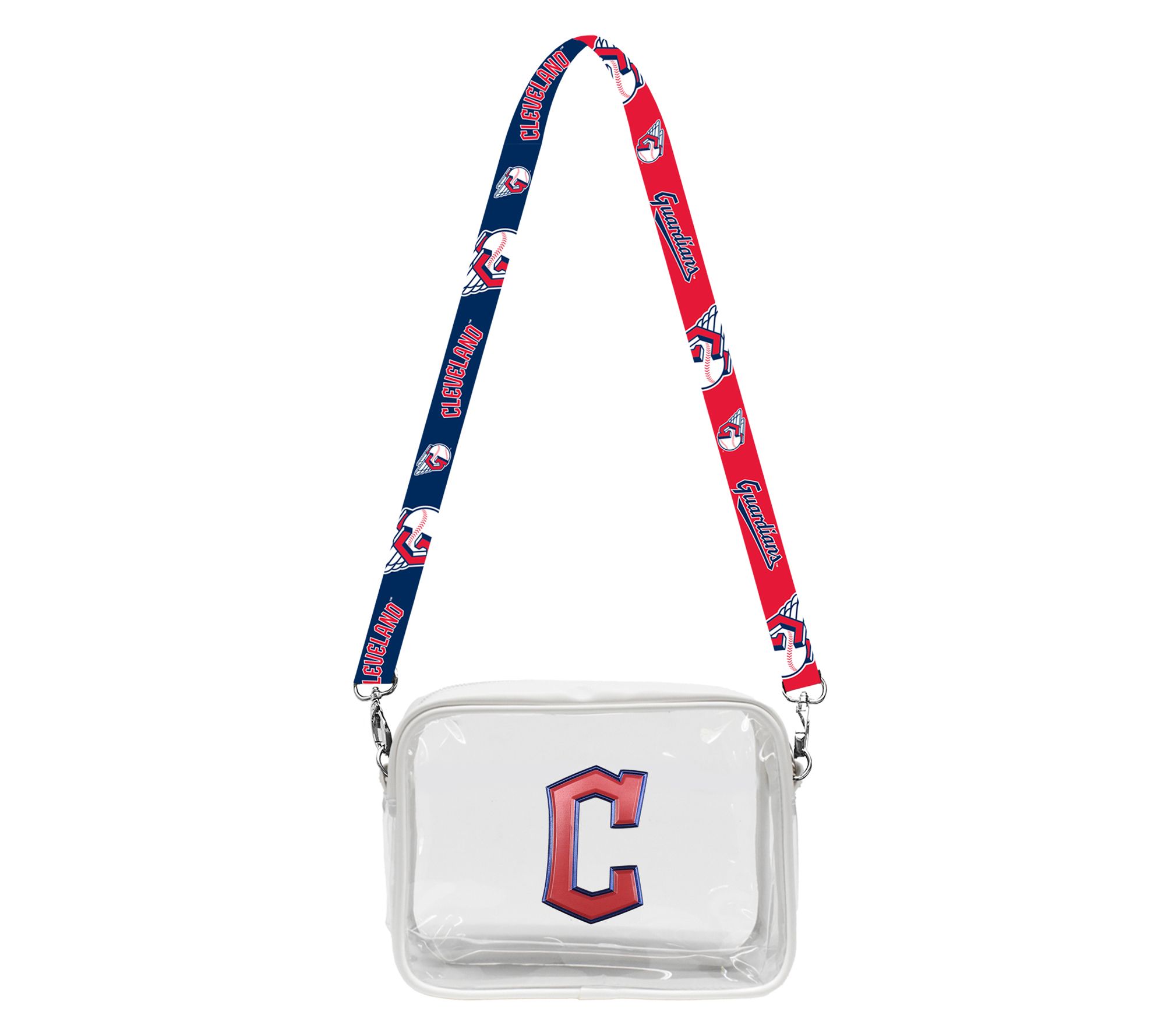 Little Earth MLB 3D Logo Clear Fan Purse