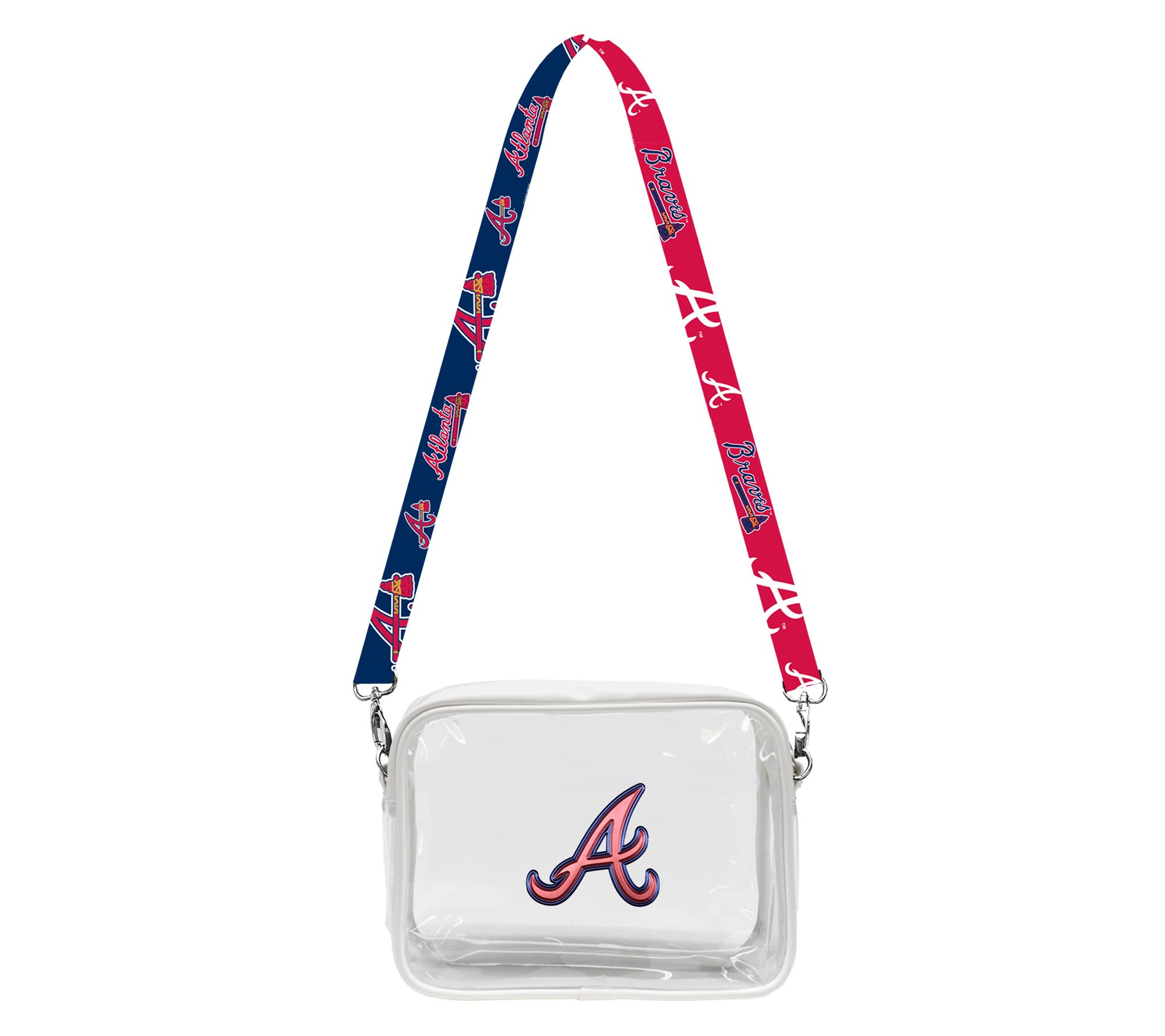 Little Earth MLB 3D Logo Clear Fan Purse