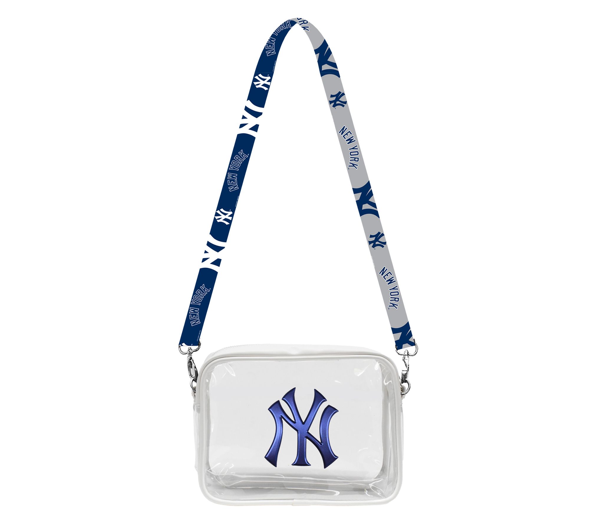 Little Earth MLB 3D Logo Clear Fan Purse