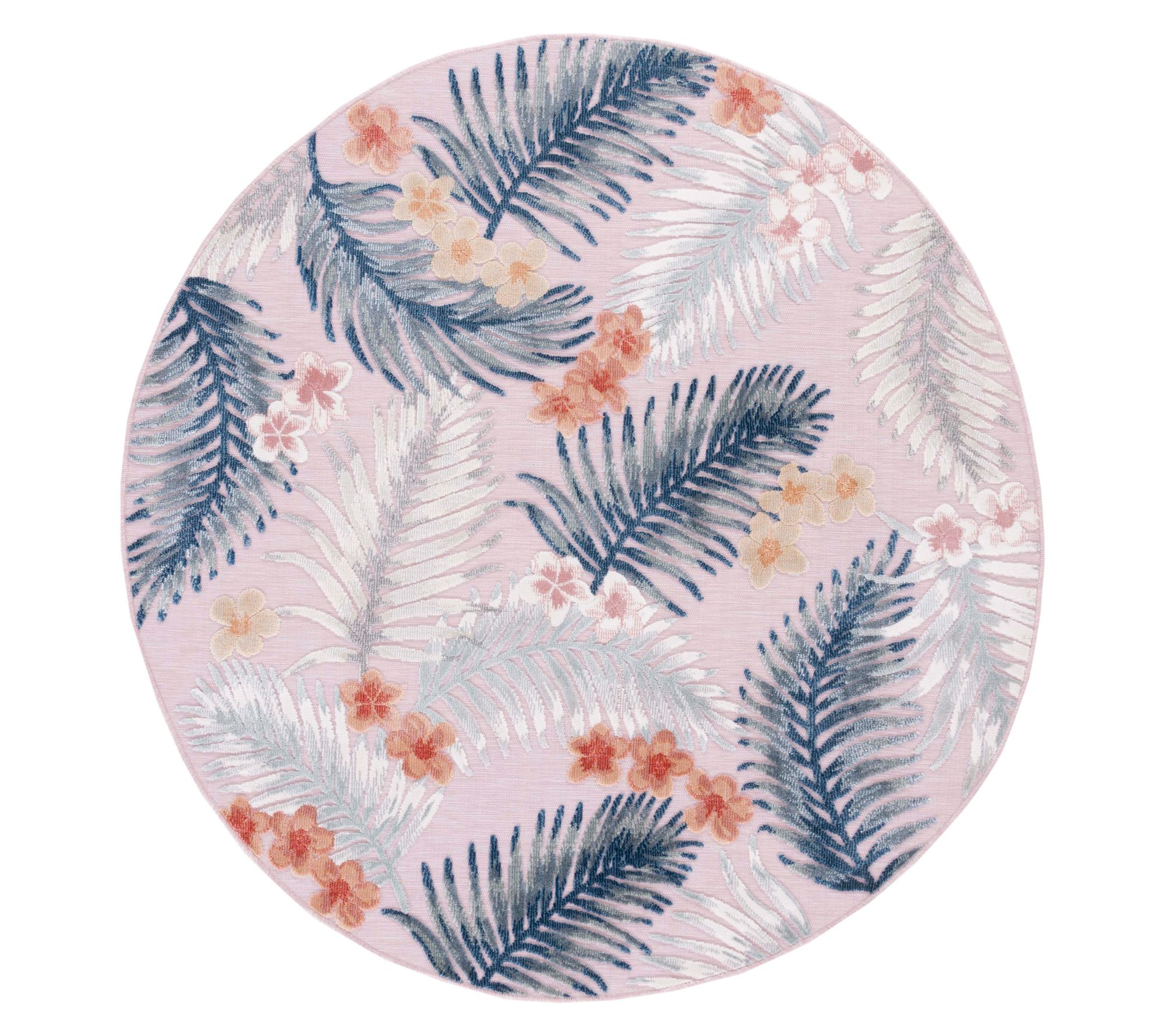 Safavieh Palm Breeze Outdoor 6'-5" x 6'-5" Round Rug