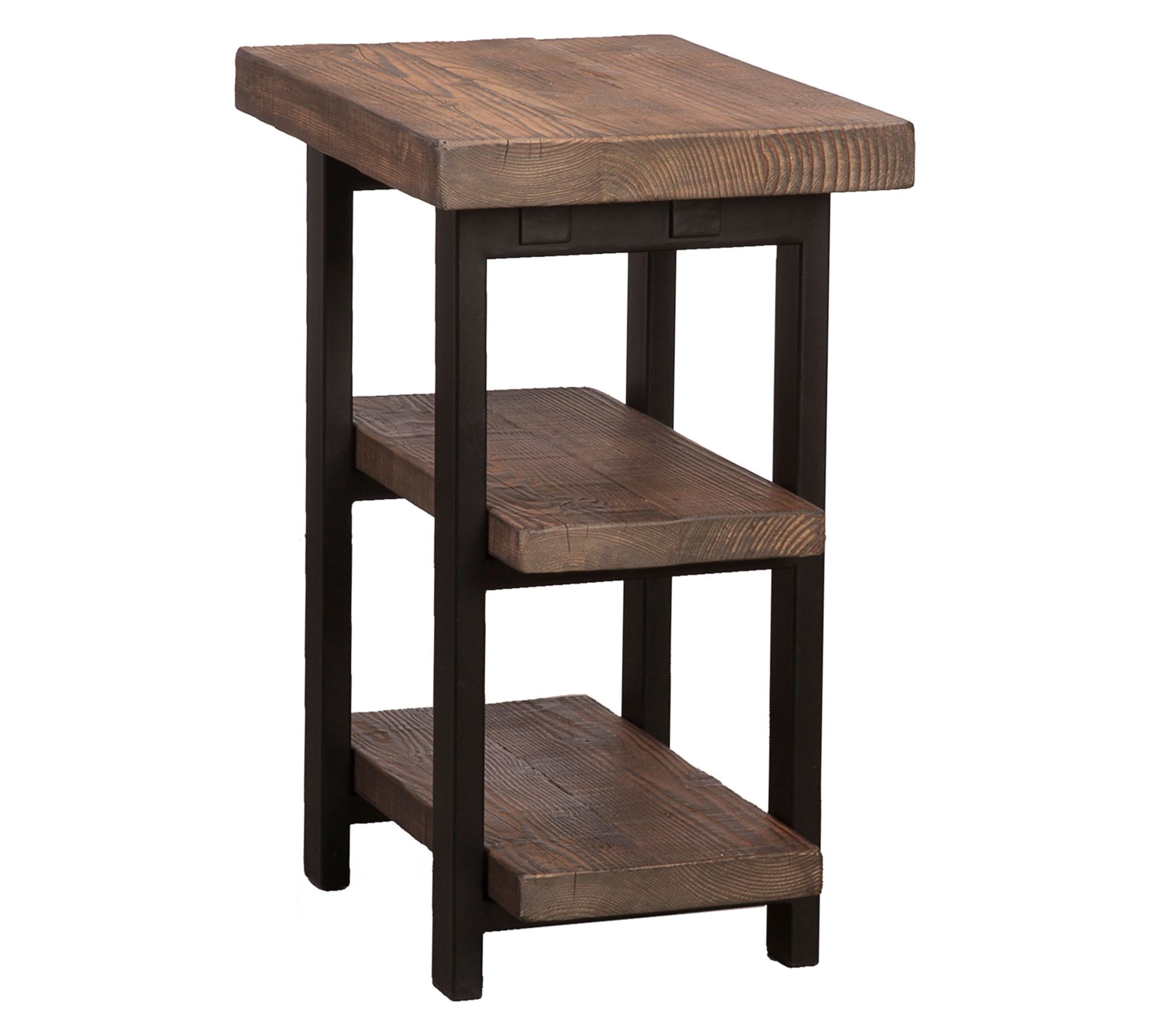 Alaterre Furniture Pomona 3-Tier Solid Wood EndTable