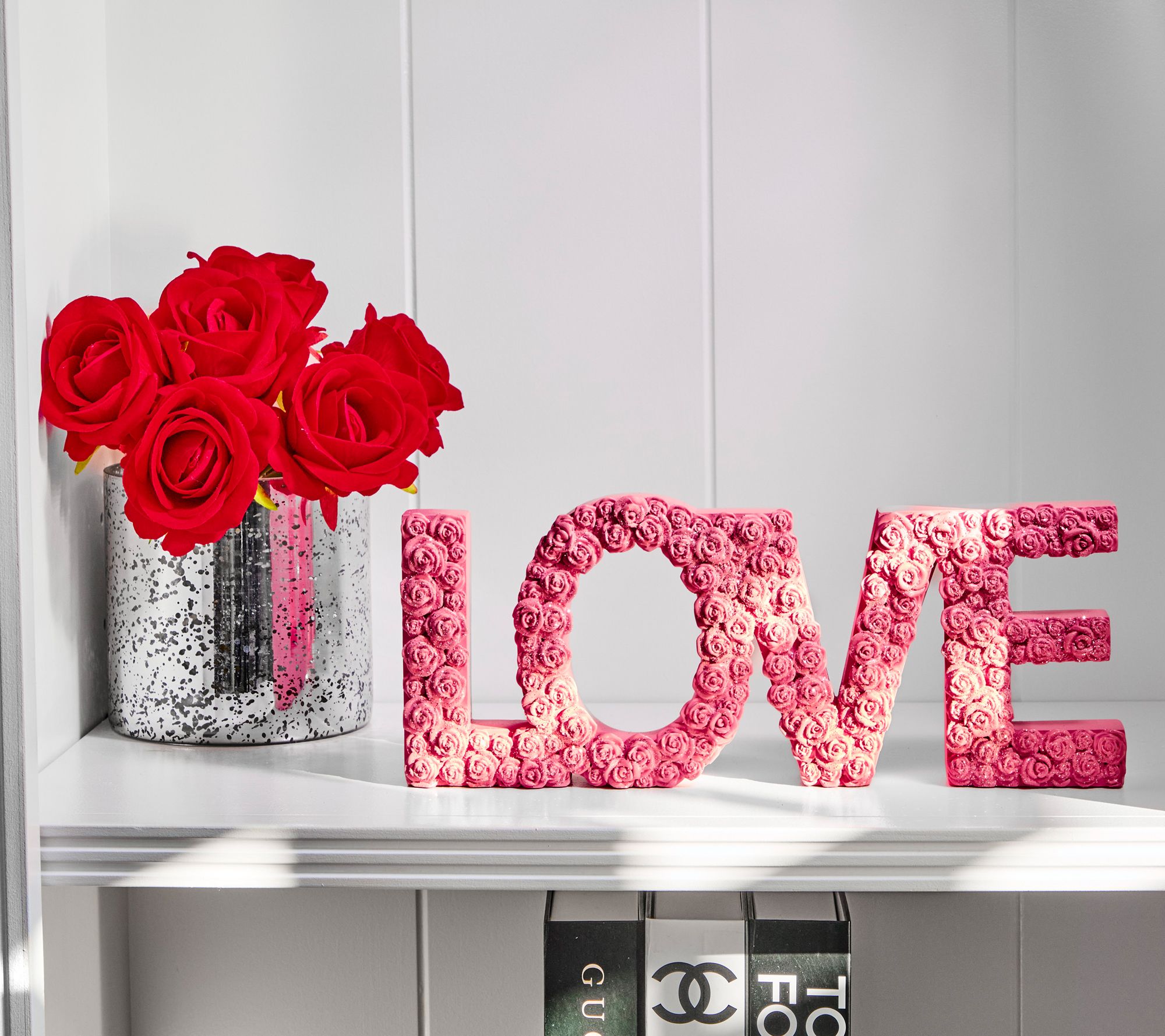 12" Rosette "LOVE" Sign by Valerie