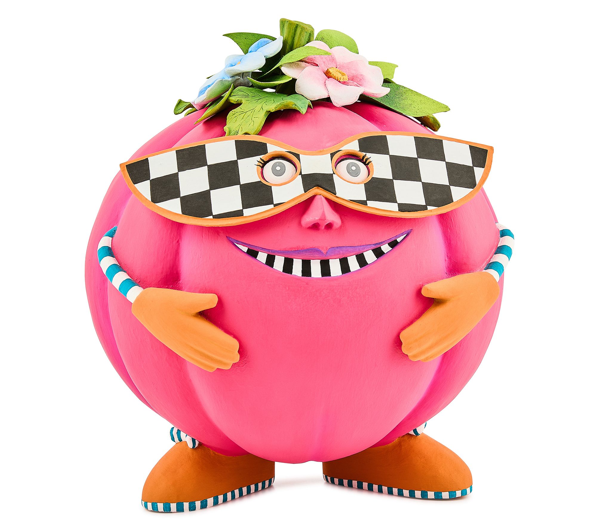 MacKenzie-Childs Madame Masquerade Pumpkin - QVC.com