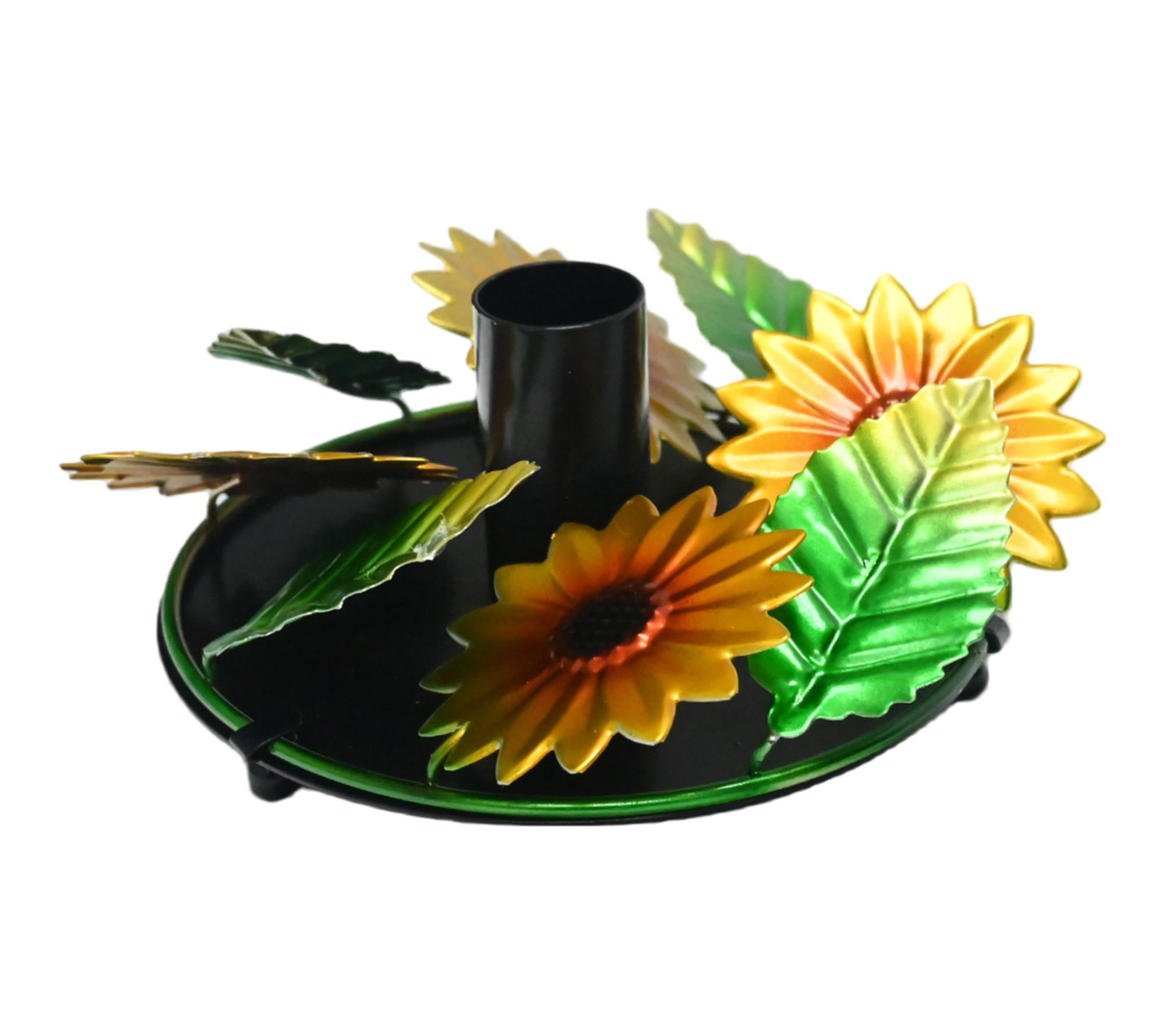 Temp-tations Seasonal Metal Taper Candle Holder