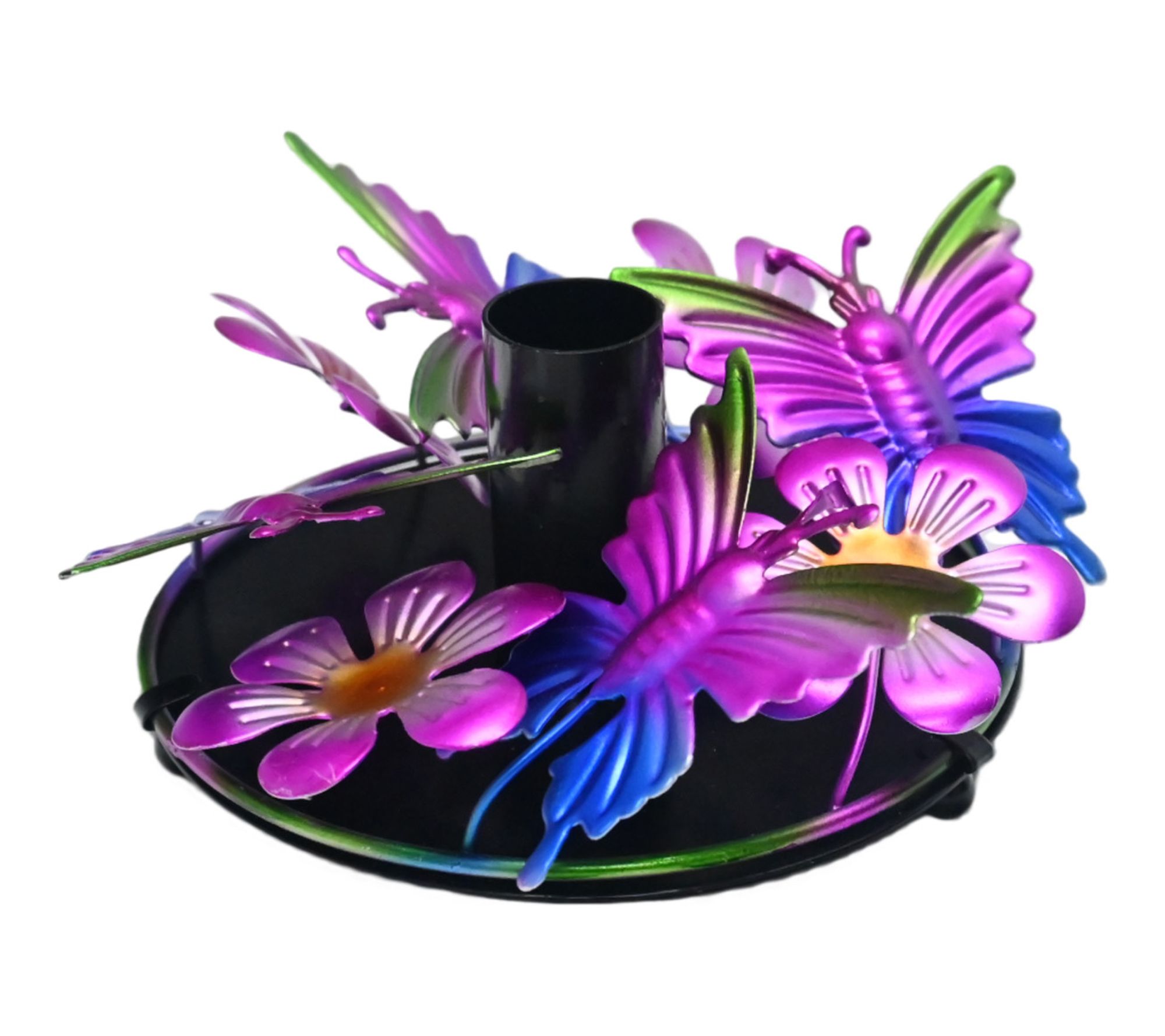 Temp-tations Seasonal Metal Taper Candle Holder