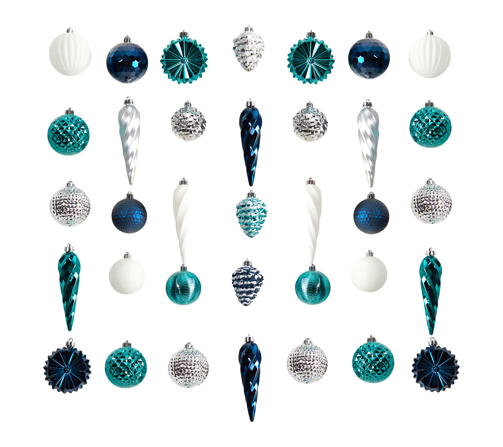 Nearly Natural 39 Count Christmas Tree OrnamentBox Set