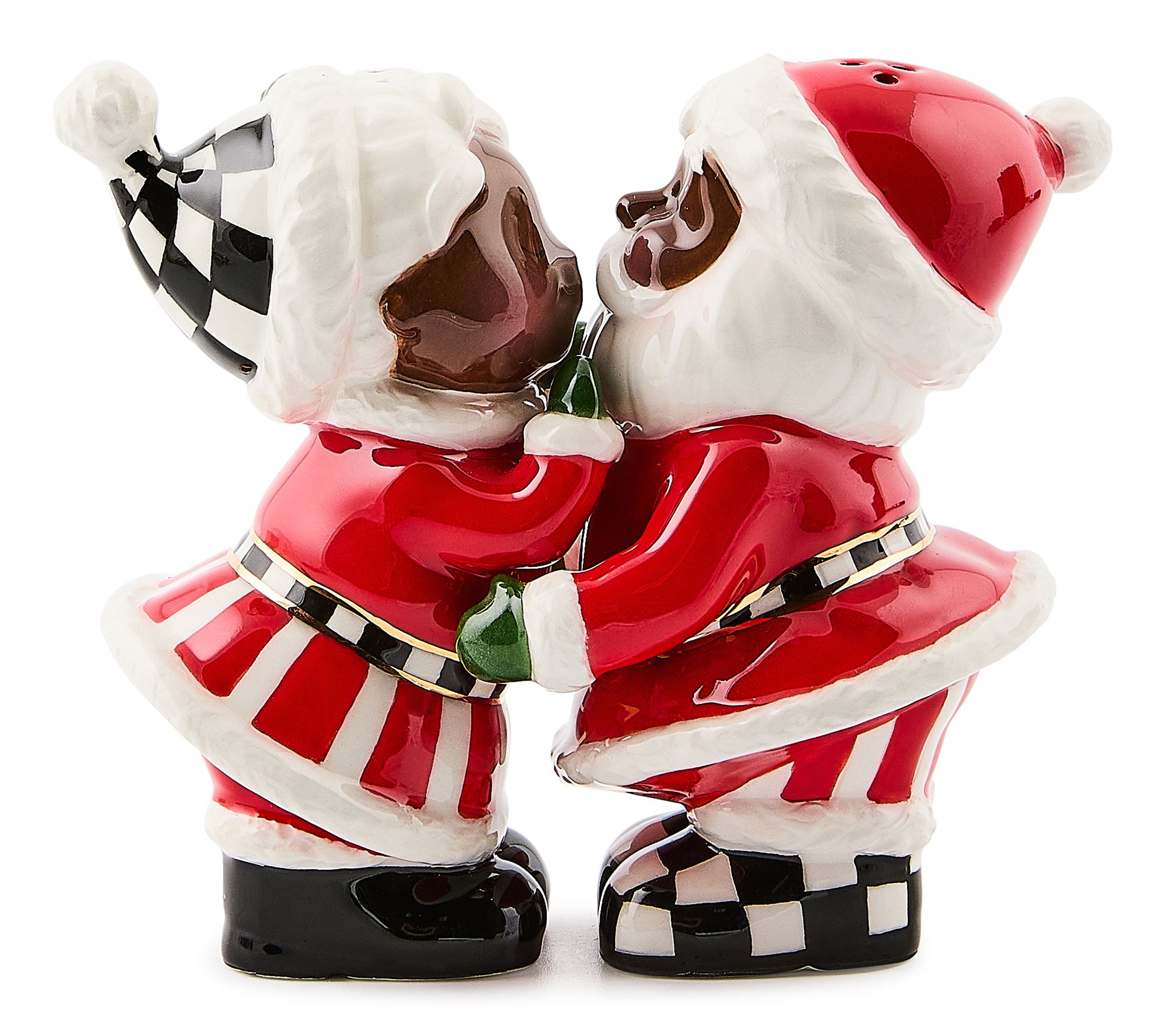 MacKenzie- Childs Kissing Clauses Salt & Pepper Set