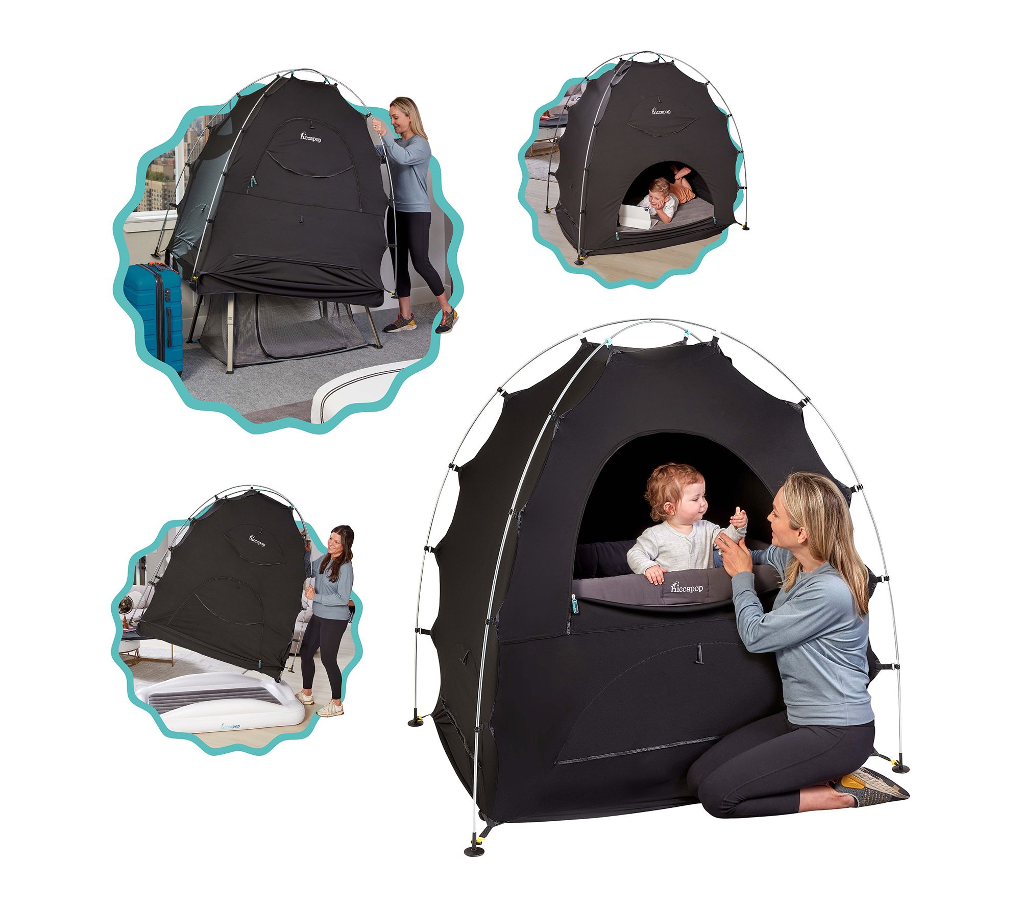 Hiccapop Blackout Tent Cover for Pack and Play&