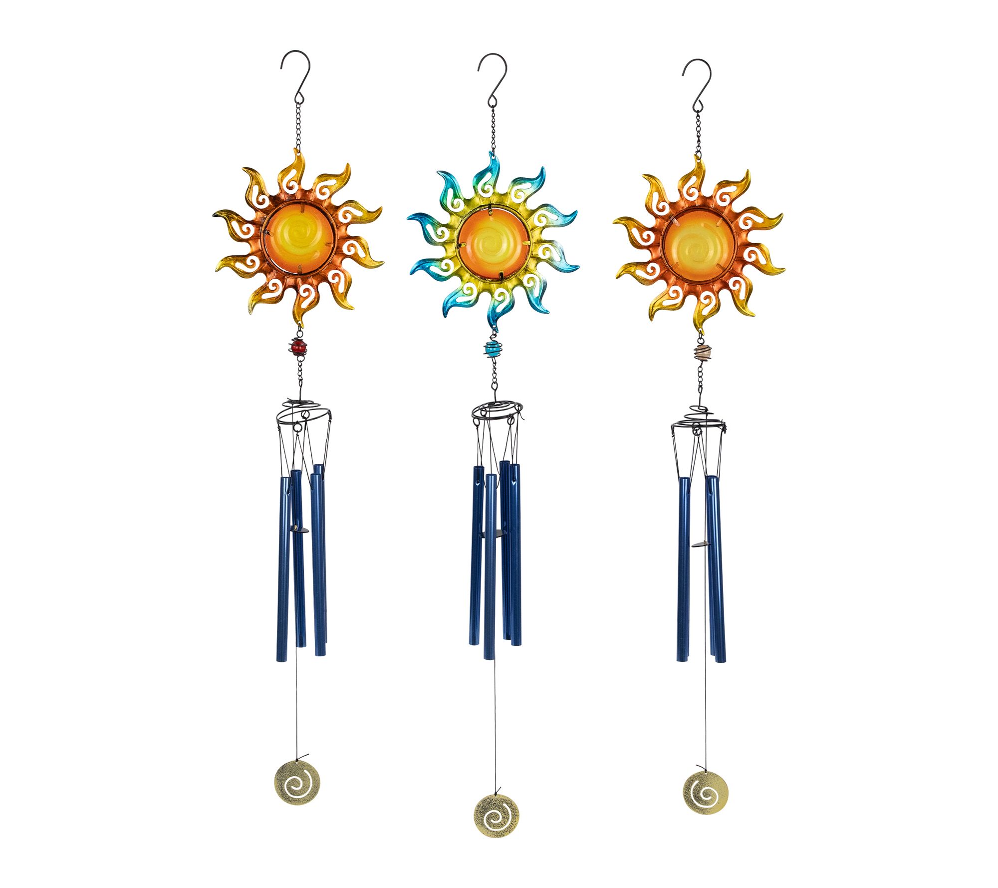 Northlight Shining Suns Outdoor Garden Windchimes - 31.5"
