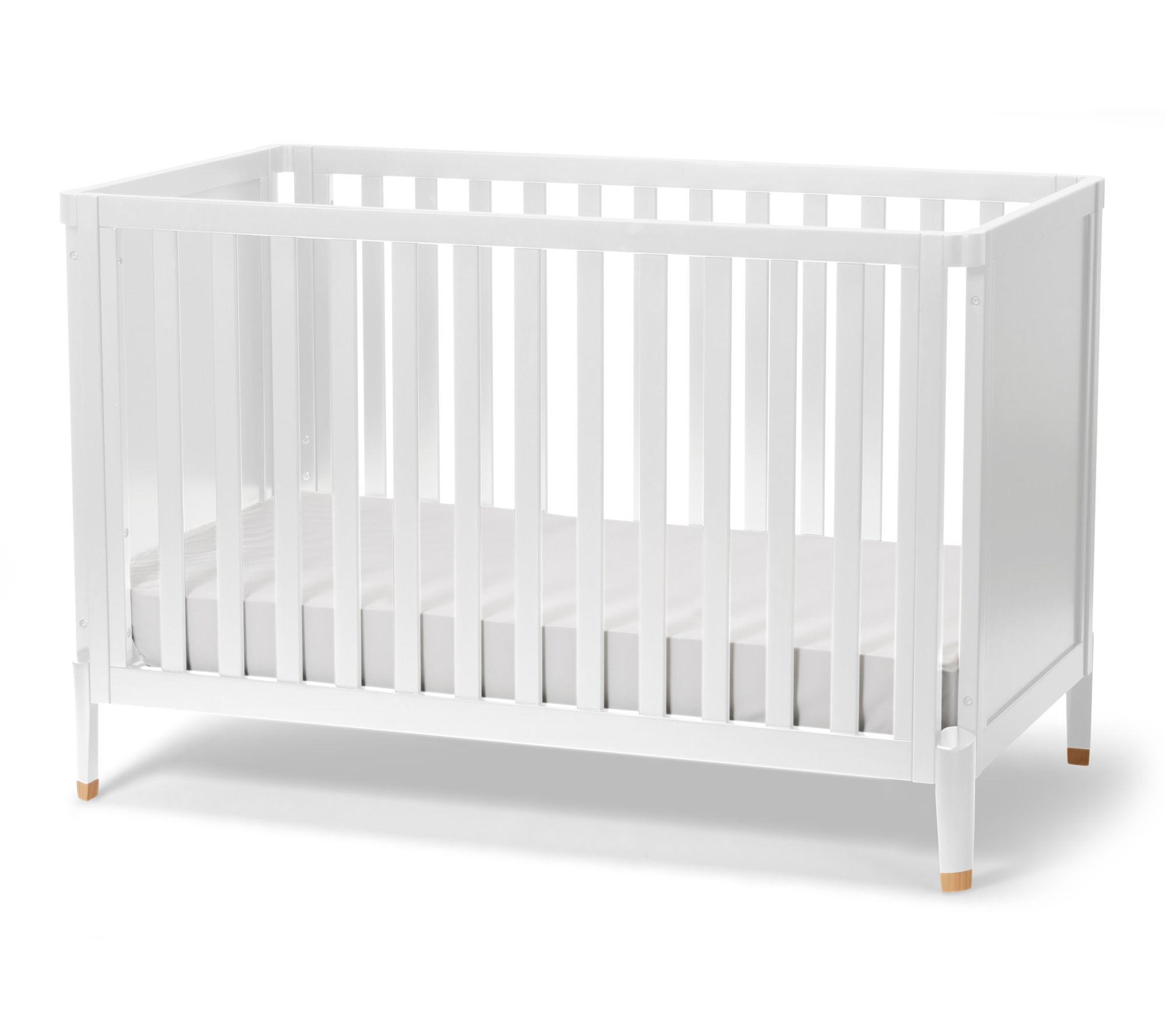 Little Seeds Aster Island Crib in True White