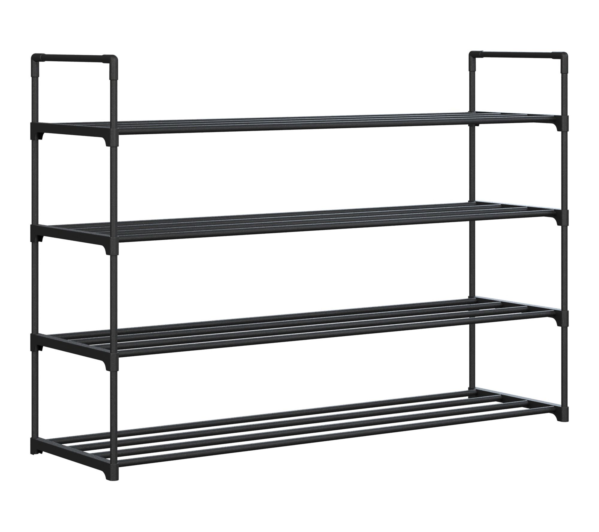 Home-Complete Shoe Storage Rack 4-Tier Shoe Organizer