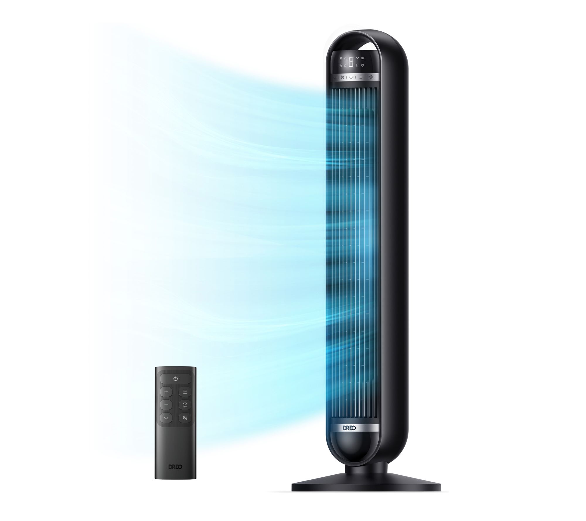 DREO 36" Tower Fan 8-Speed 90 Degree Oscillation with Remote