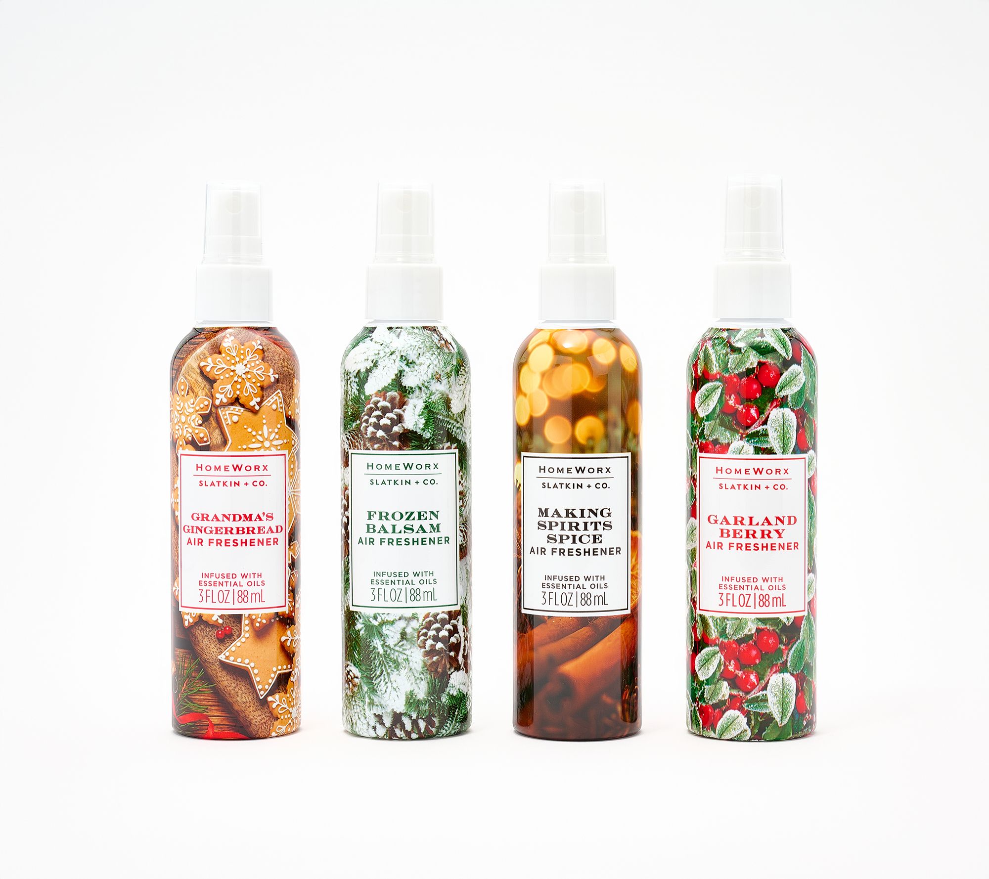 "As Is" HomeWorx by Slatkin + Co. S/4 Travel Size Air Sprays