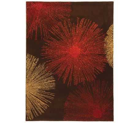 Soho 9'6" x 13'6" Abstract Handtufted Wool/Viscose Blend Rug
