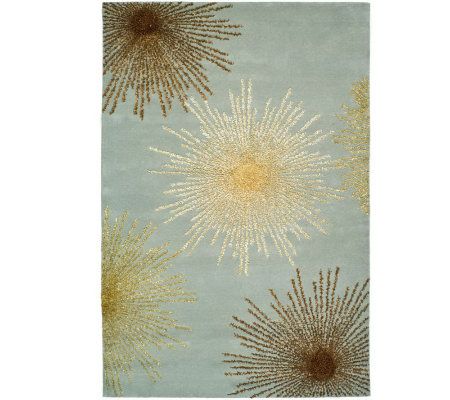 Soho 9'6" x 13'6" Abstract Handtufted Wool/Viscose Blend Rug