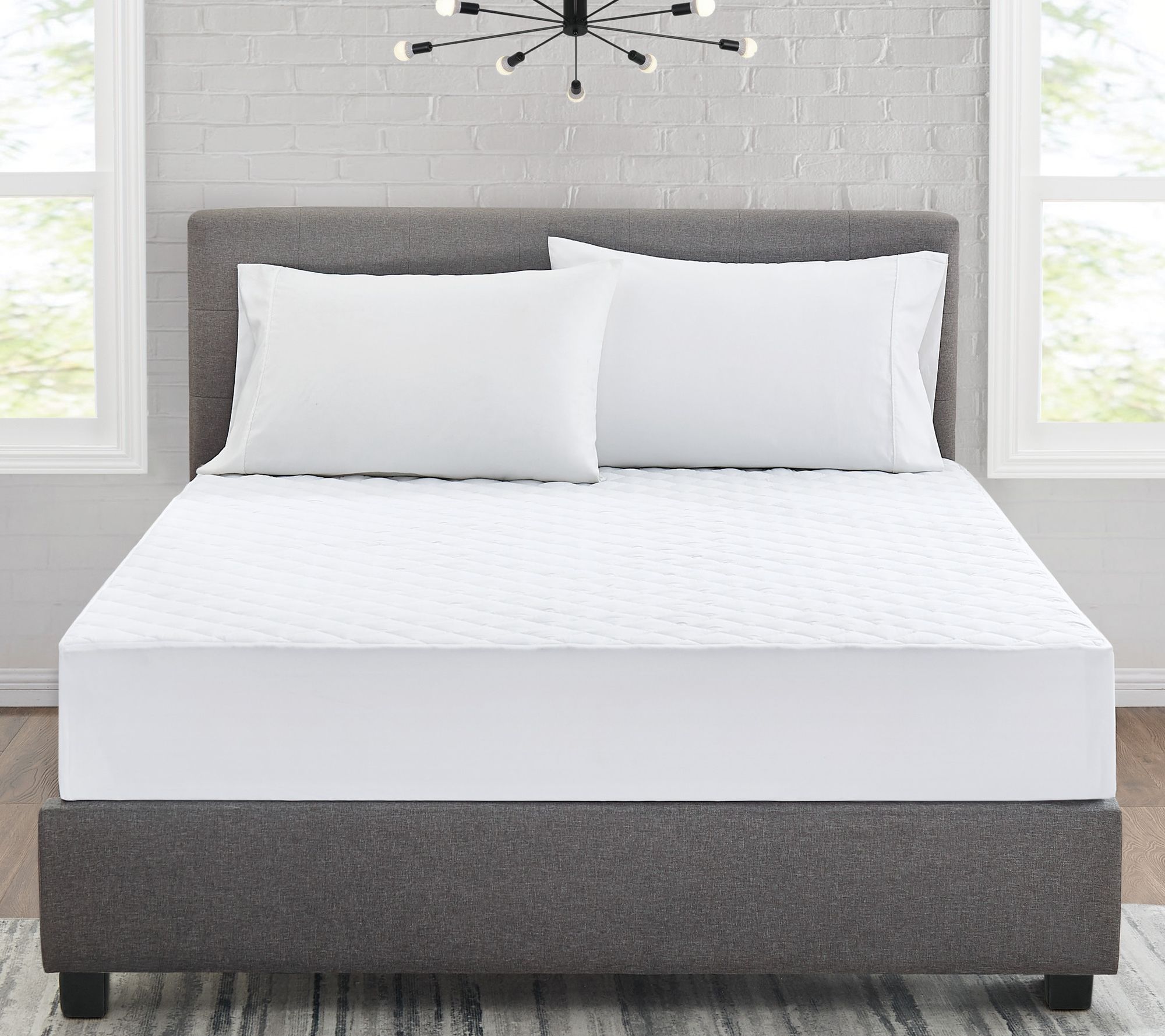 Truly Calm Silver Cool Queen Mattress Pad - QVC.com