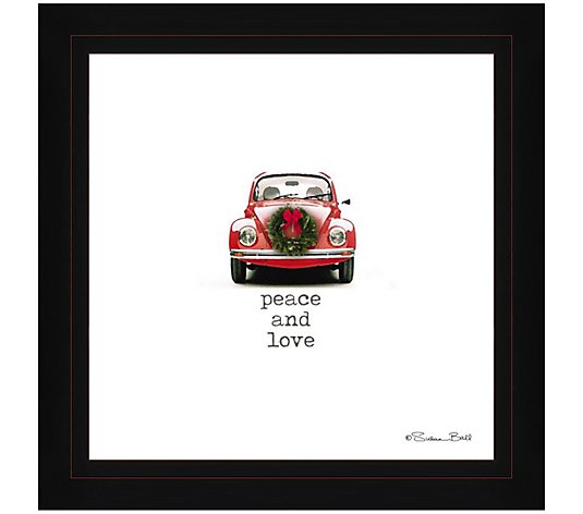 Peace and Love Christmas Wall Art by Timeless Frames and Decor
