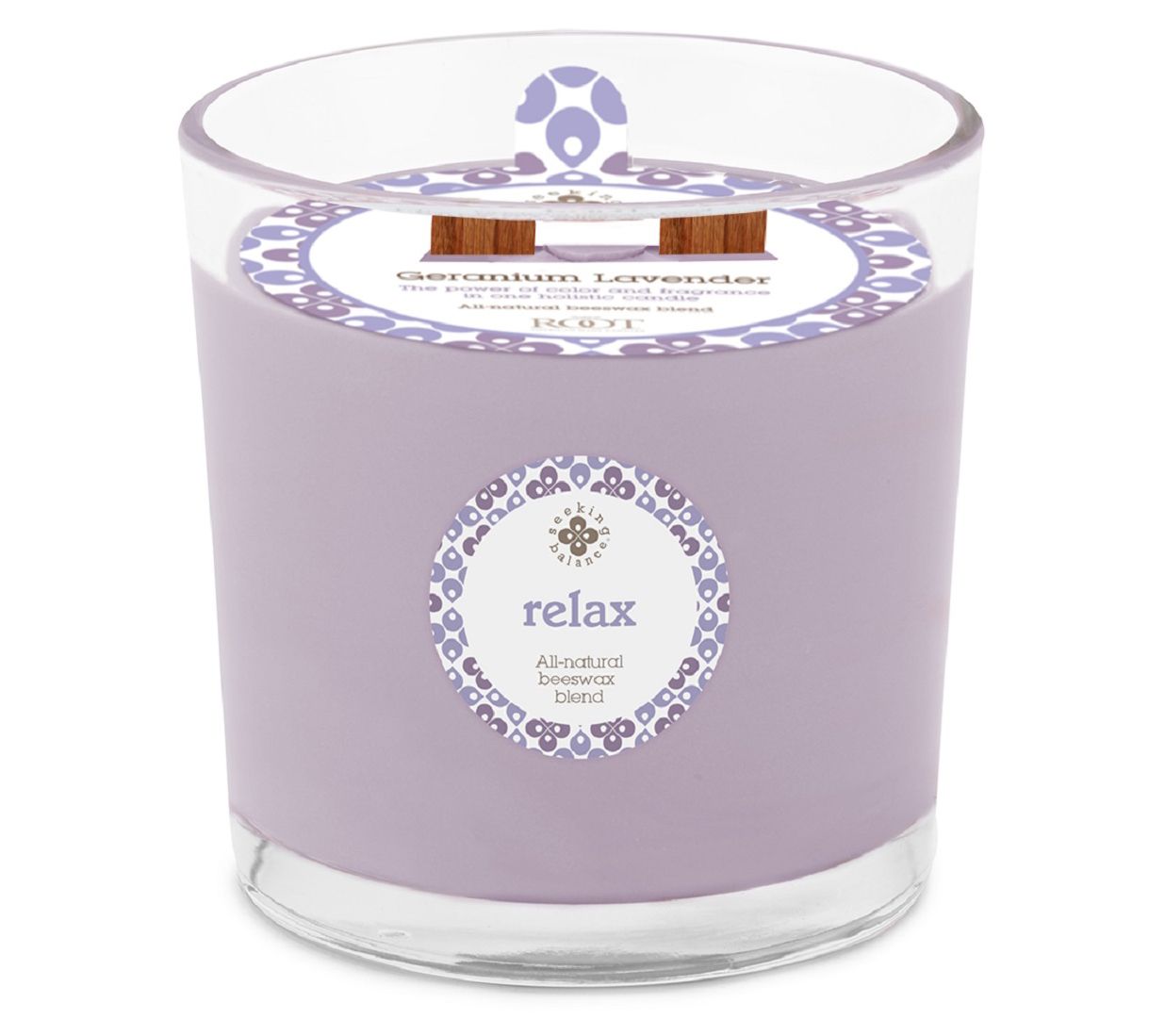 ROOT Seeking Balance 12 Oz Two Wick Filled Spa Candle
