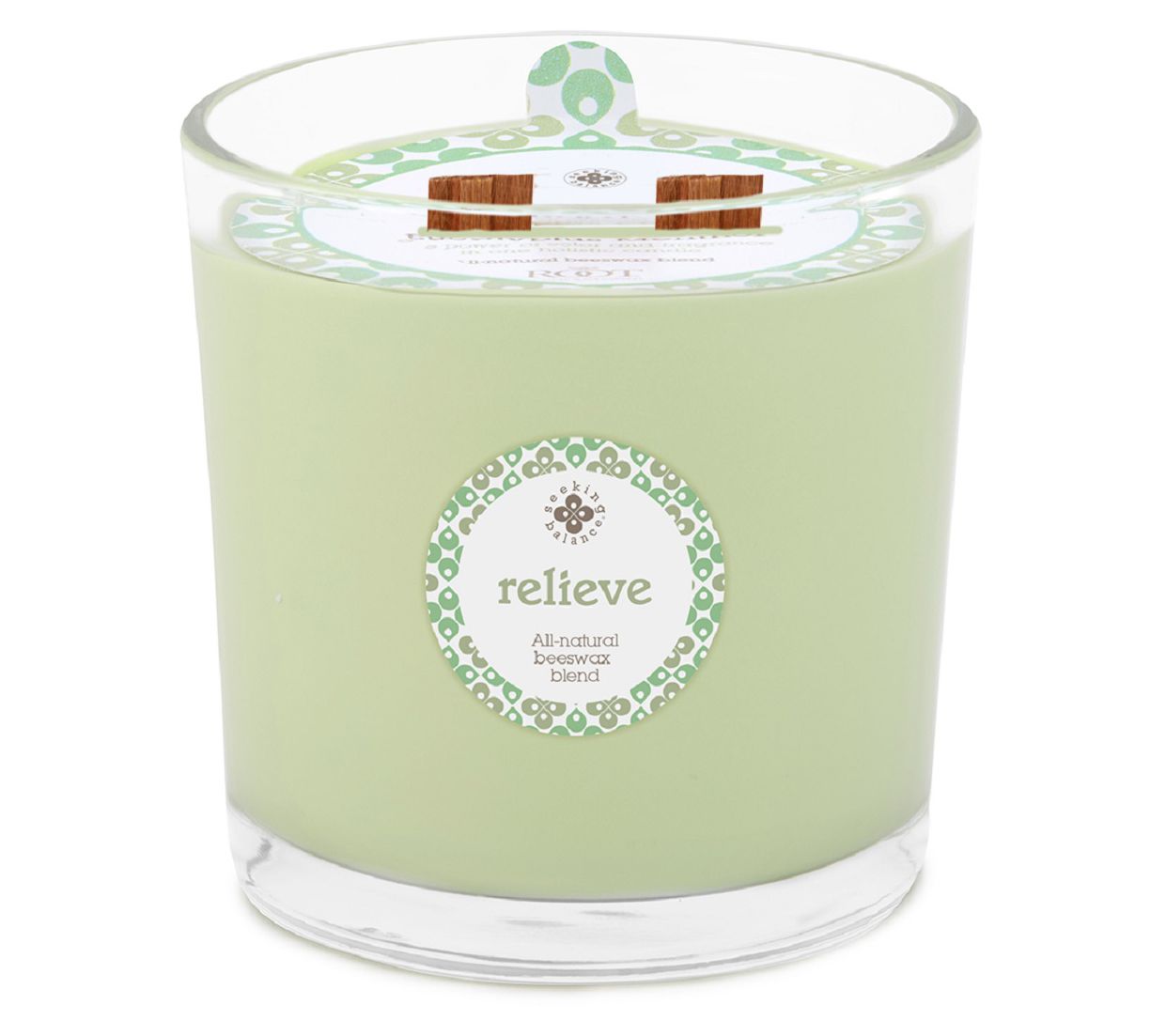 ROOT Seeking Balance 12 Oz Two Wick Filled Spa Candle