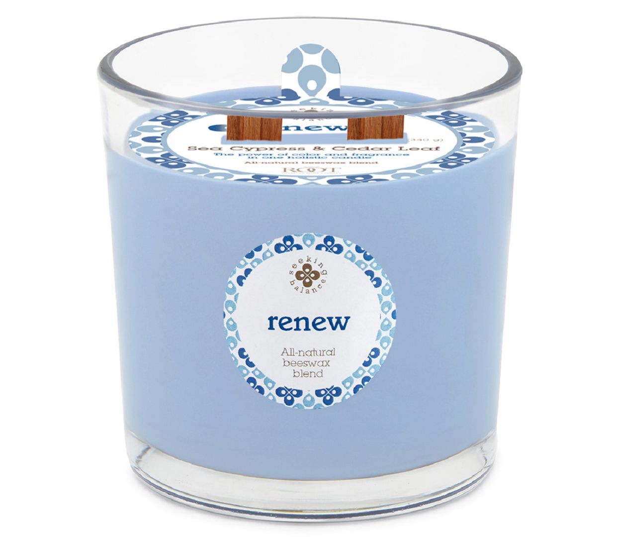 ROOT Seeking Balance 12 Oz Two Wick Filled Spa Candle