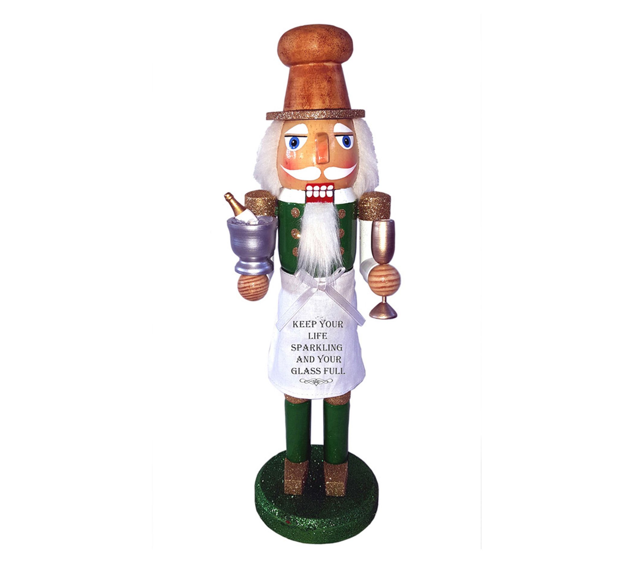 Santa's Workshop 14" Keep Your Life Sparkling N utcracker