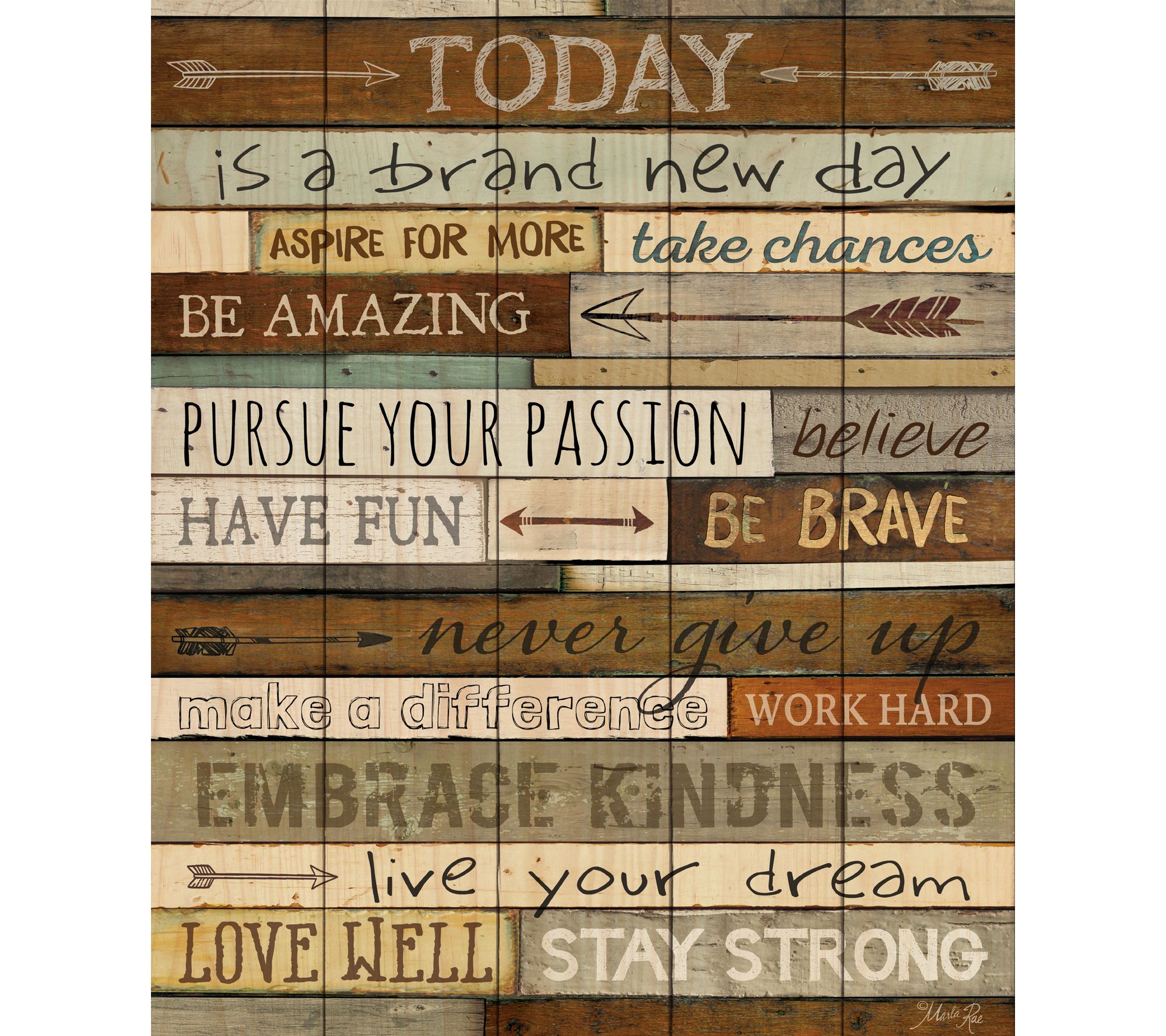 Today Is A Brand New Day Wall Art QVC Com   H321760.001