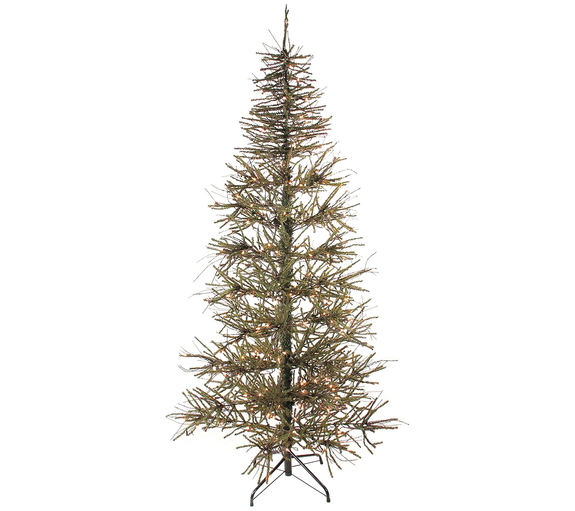 Northlight 7' Prelit Slim Twig Artificial Christmas Tree