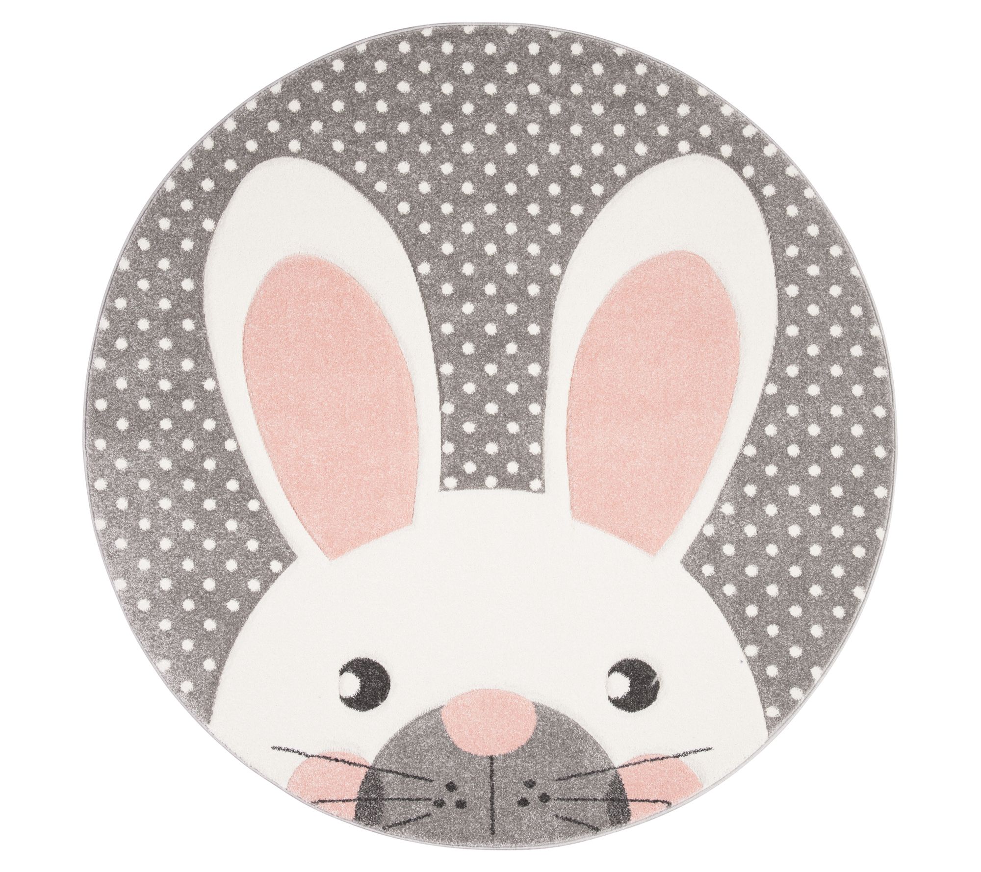 Carousel Kids 168 Collection 4' X 4' Round Rug