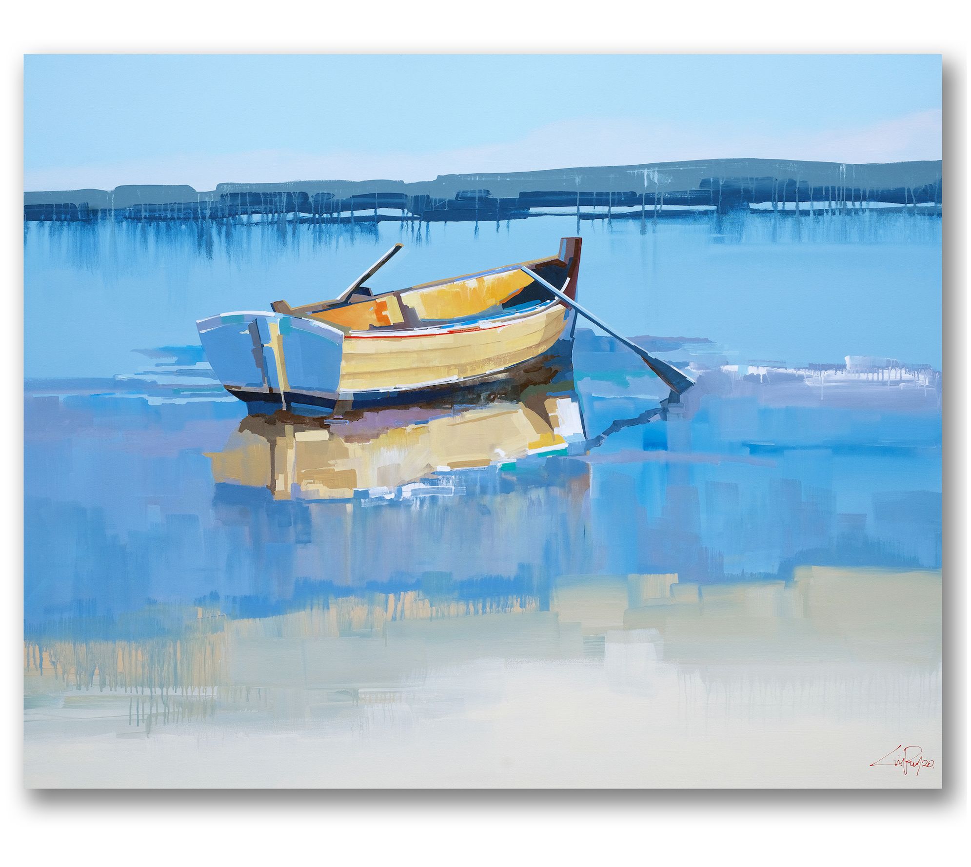 Courtside Market Aspendale Oars 20x24 Canvas Wall Art