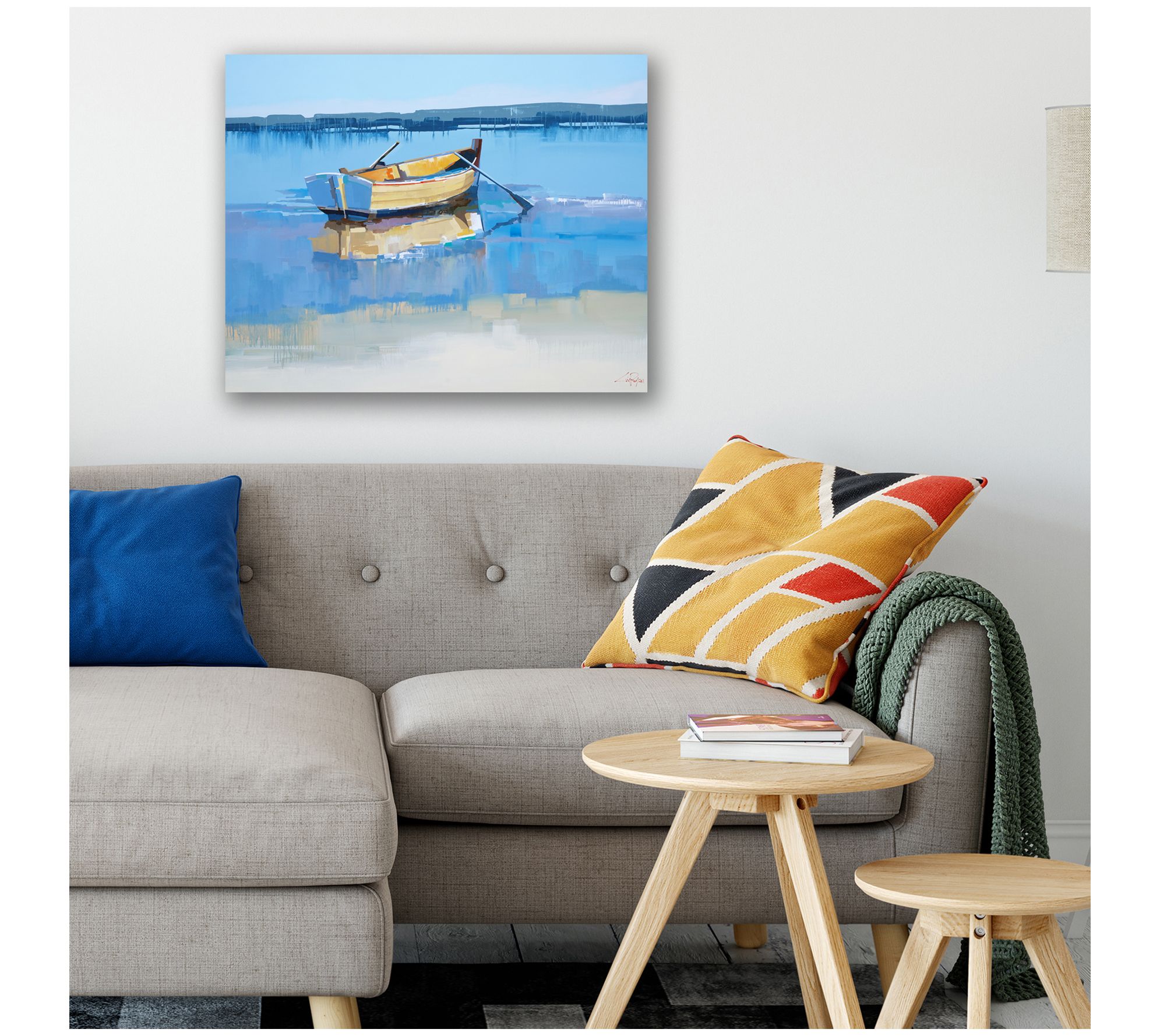 Courtside Market Aspendale Oars 20x24 Canvas Wall Art - QVC.com