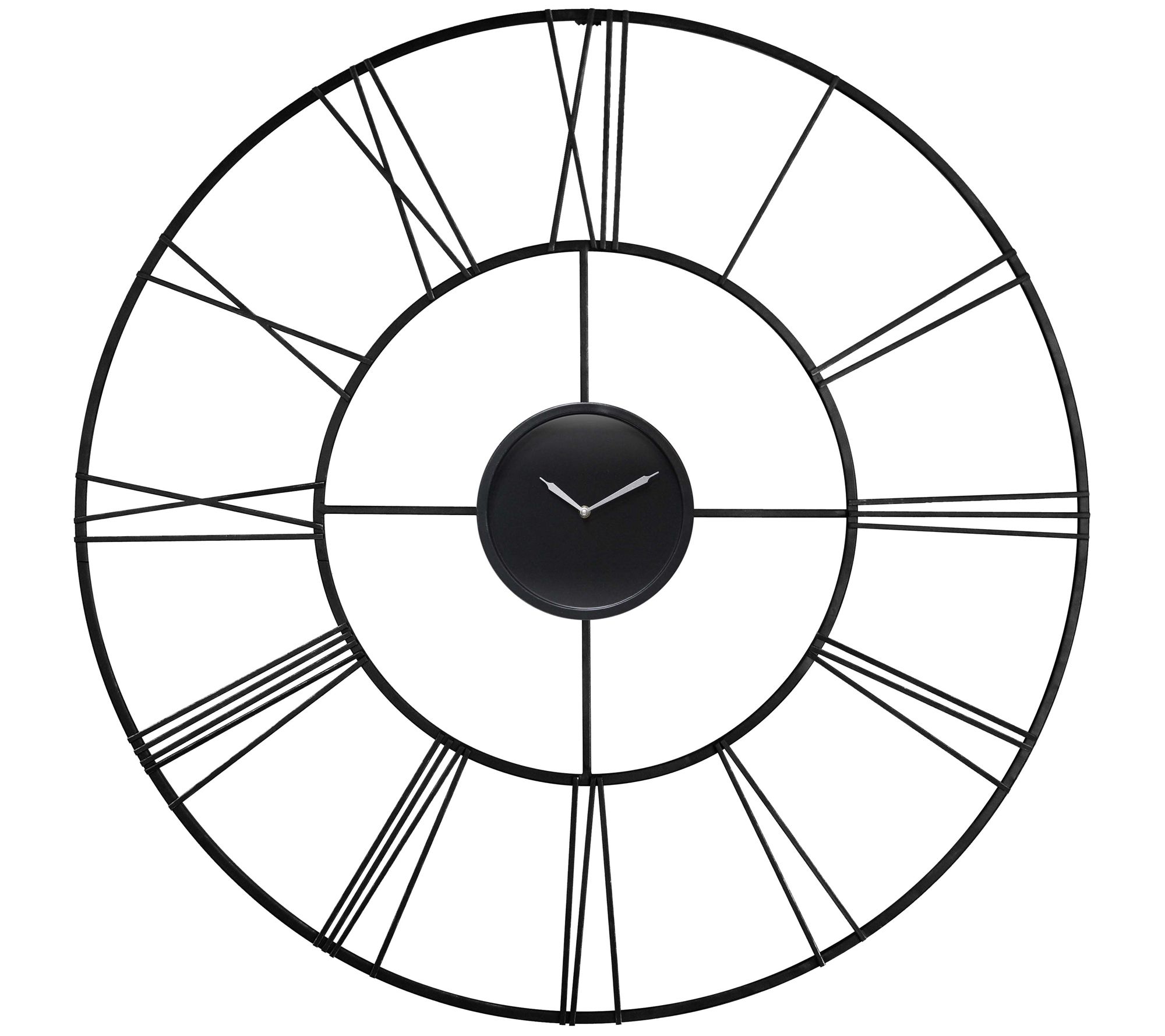 Infinity Instruments 45" Round Wall Clock withModern Design