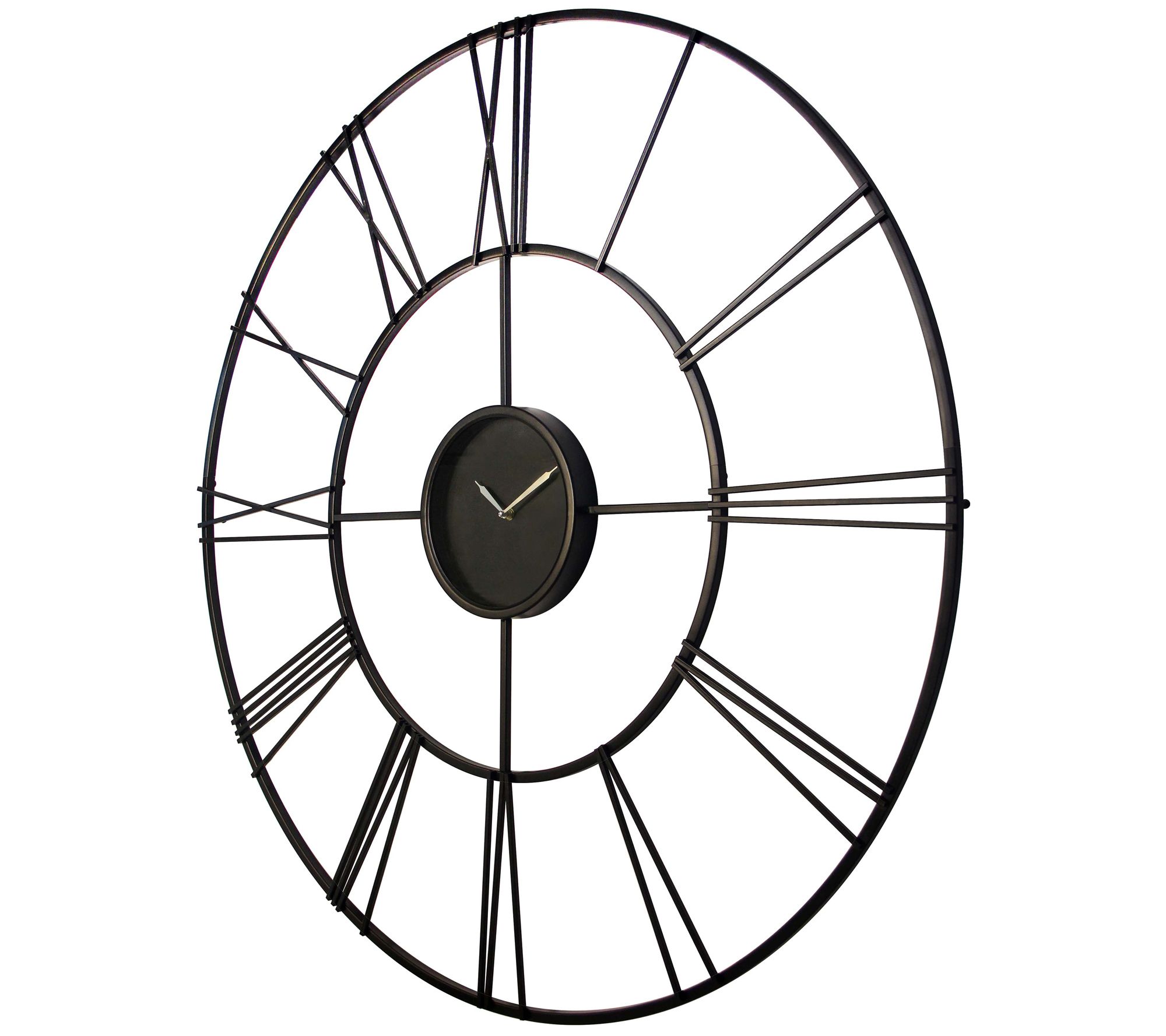 Infinity Instruments 45" Round Wall Clock withModern Design
