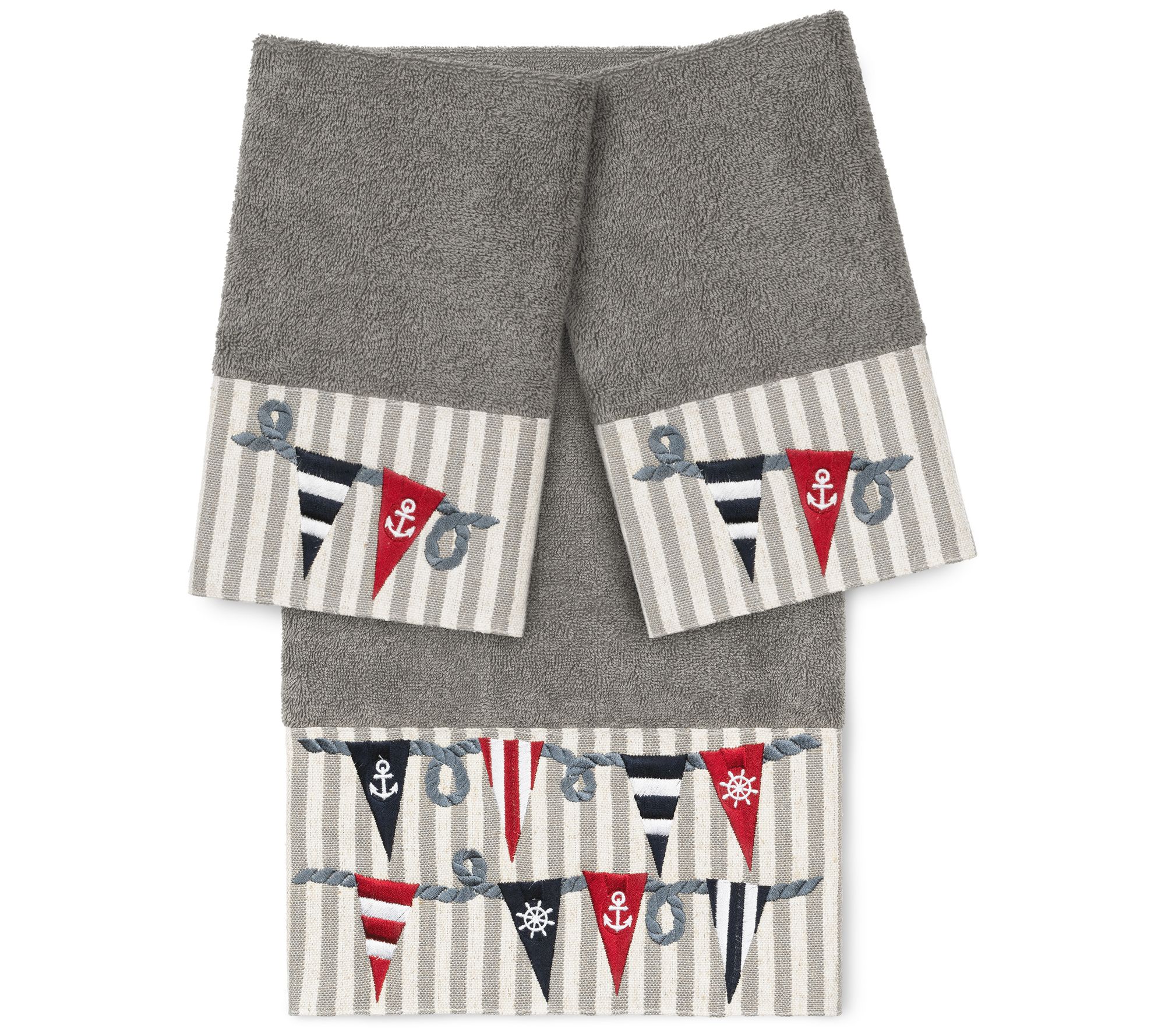Linum Home Textiles Ethan 3PC Towel Set