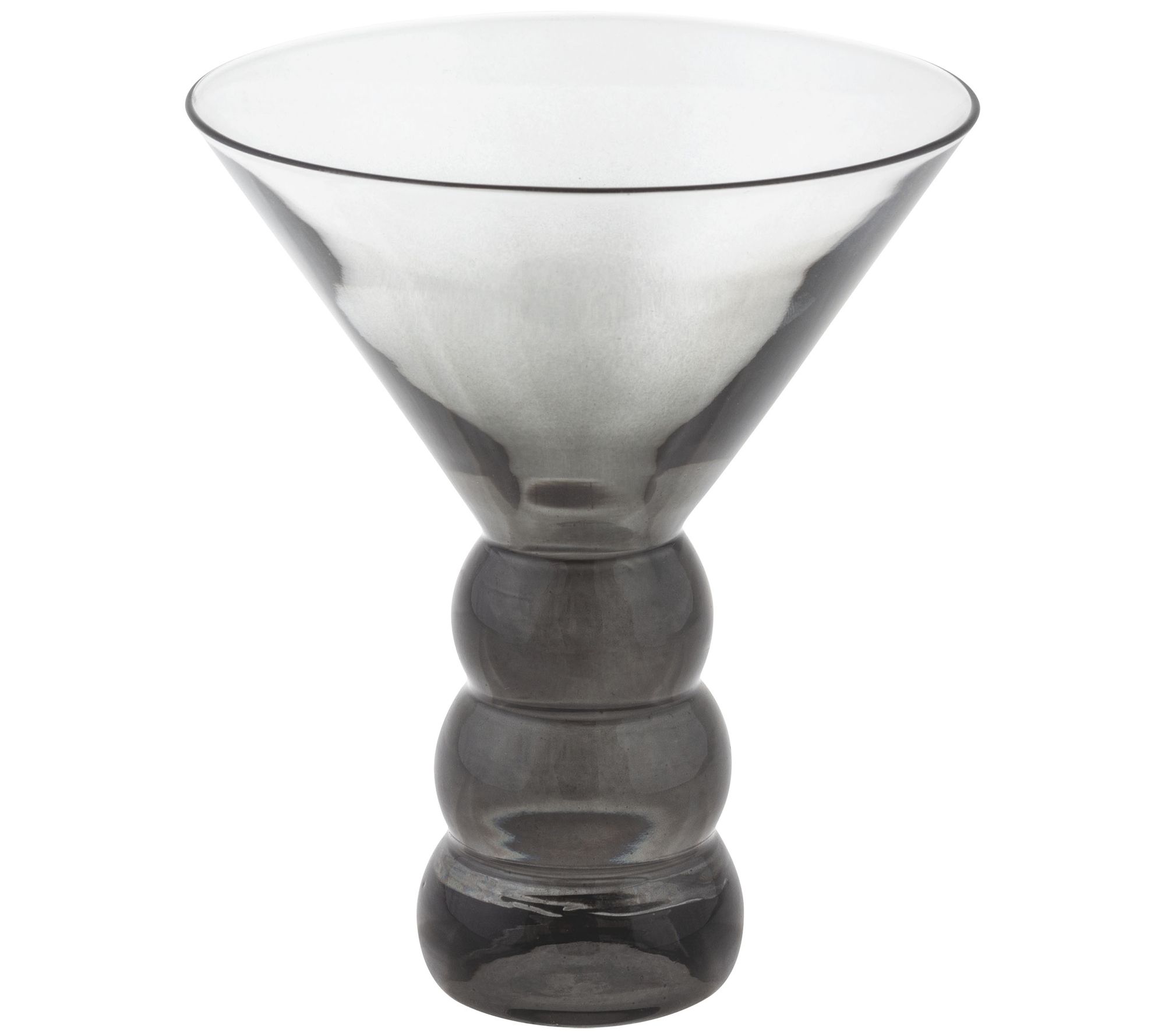 Karma Gifts Ribbed Martini Glass