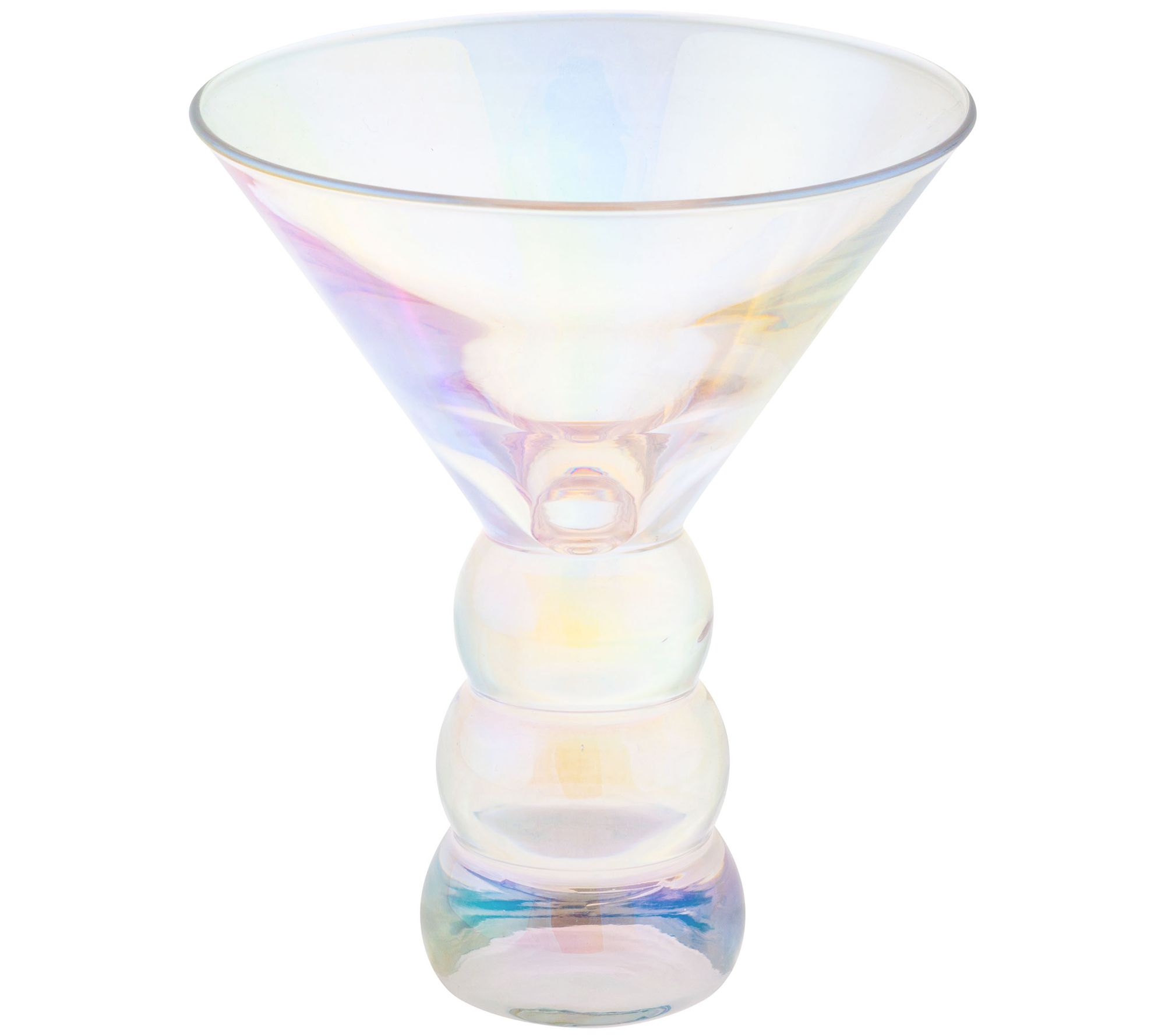 Karma Gifts Ribbed Martini Glass