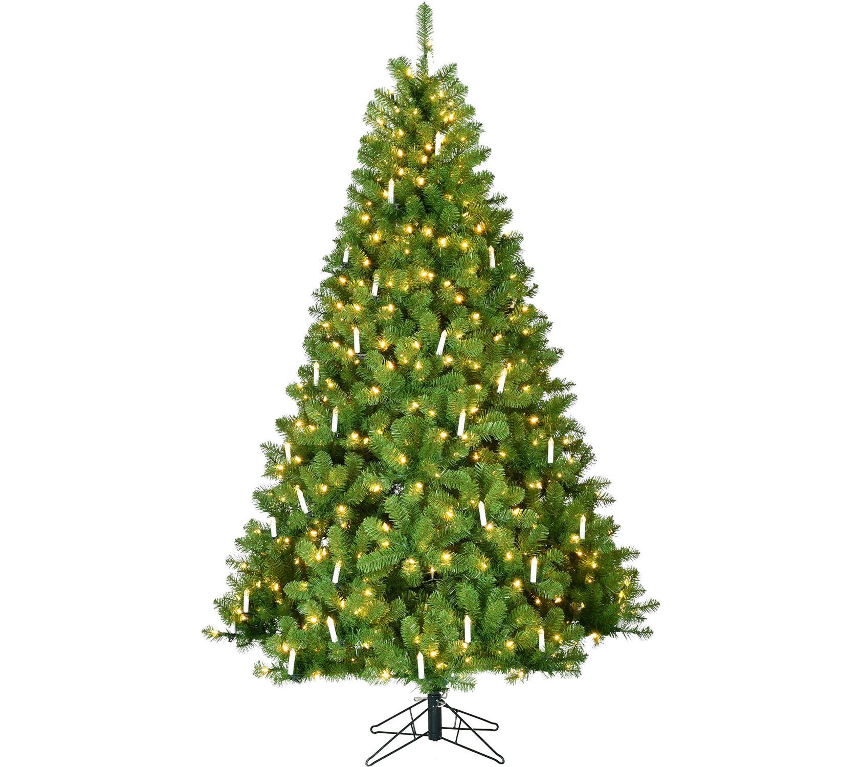 Fraser Hill Farm 6.5' Vintage Christmas Tree wi th Candles