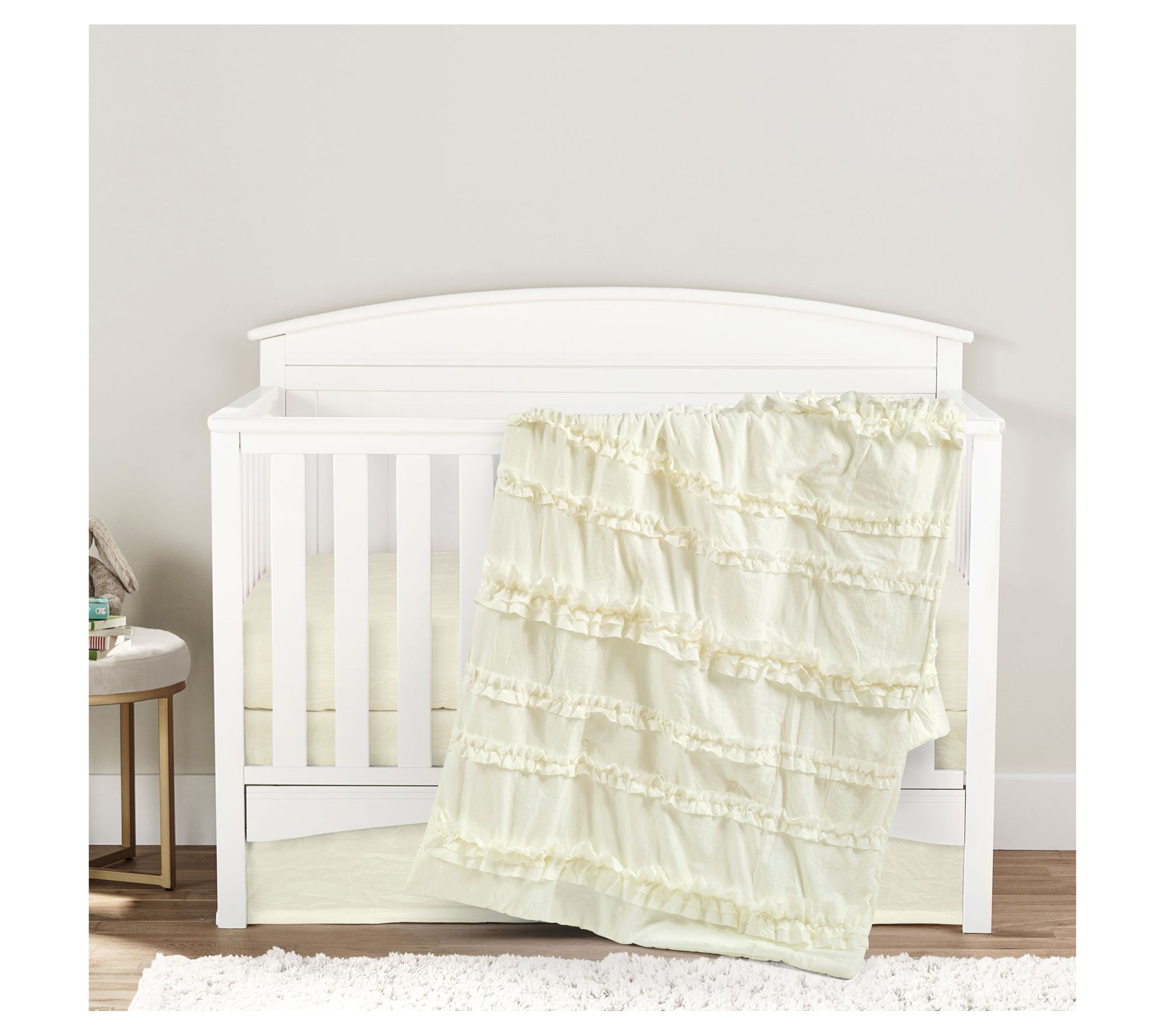 Frilly sales cot bedding