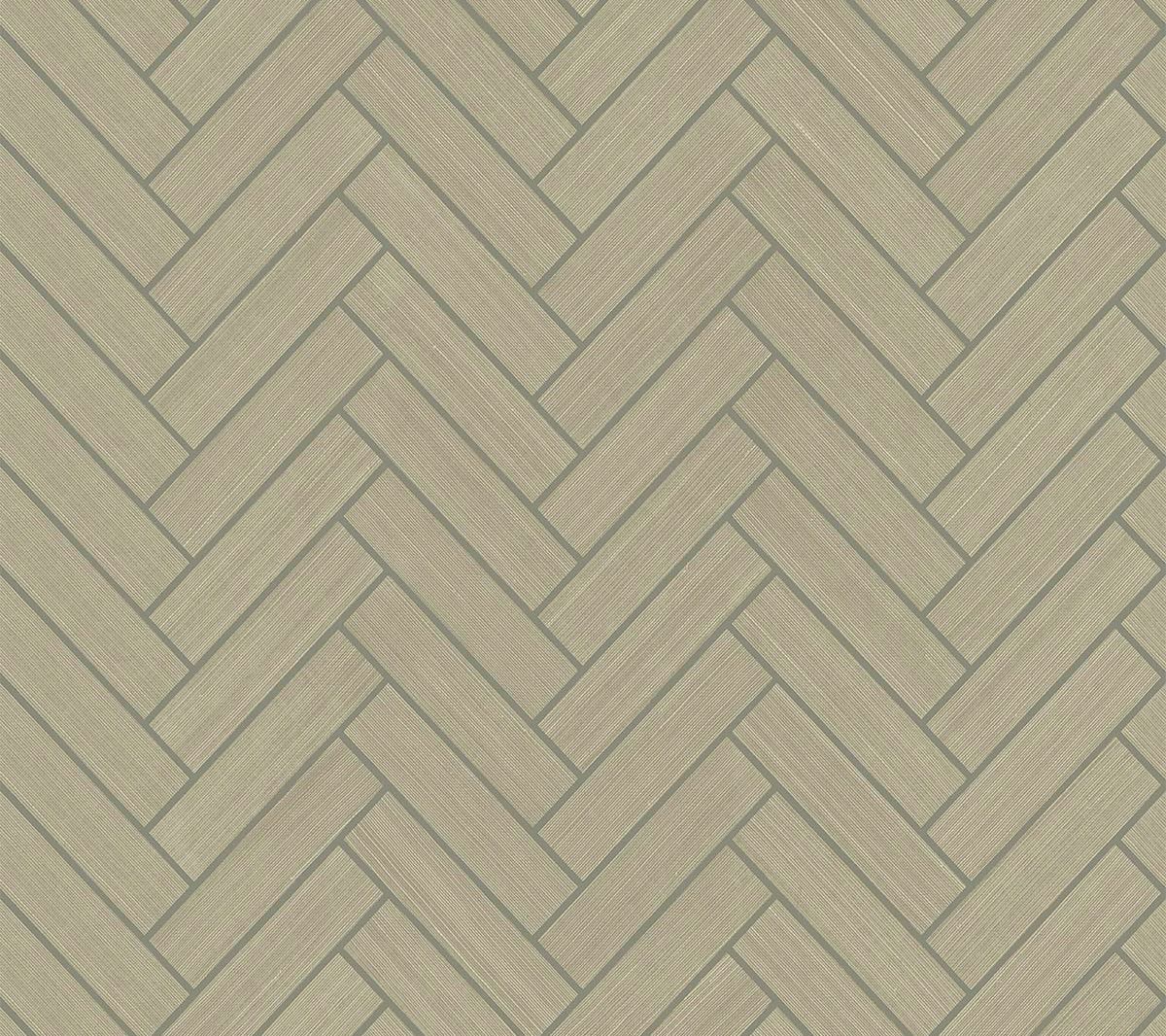 Stacy Garcia Home Herringbone Inlay Peel-and-Stick Wallpaper