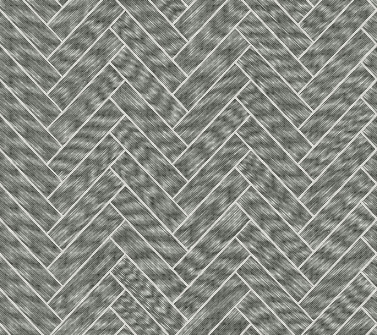 Stacy Garcia Home Herringbone Inlay Peel-and-Stick Wallpaper