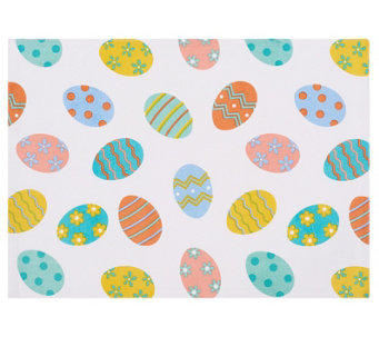 Easter Eggs Printed Multicolor Placemat, Set of6 by Valerie - H431460