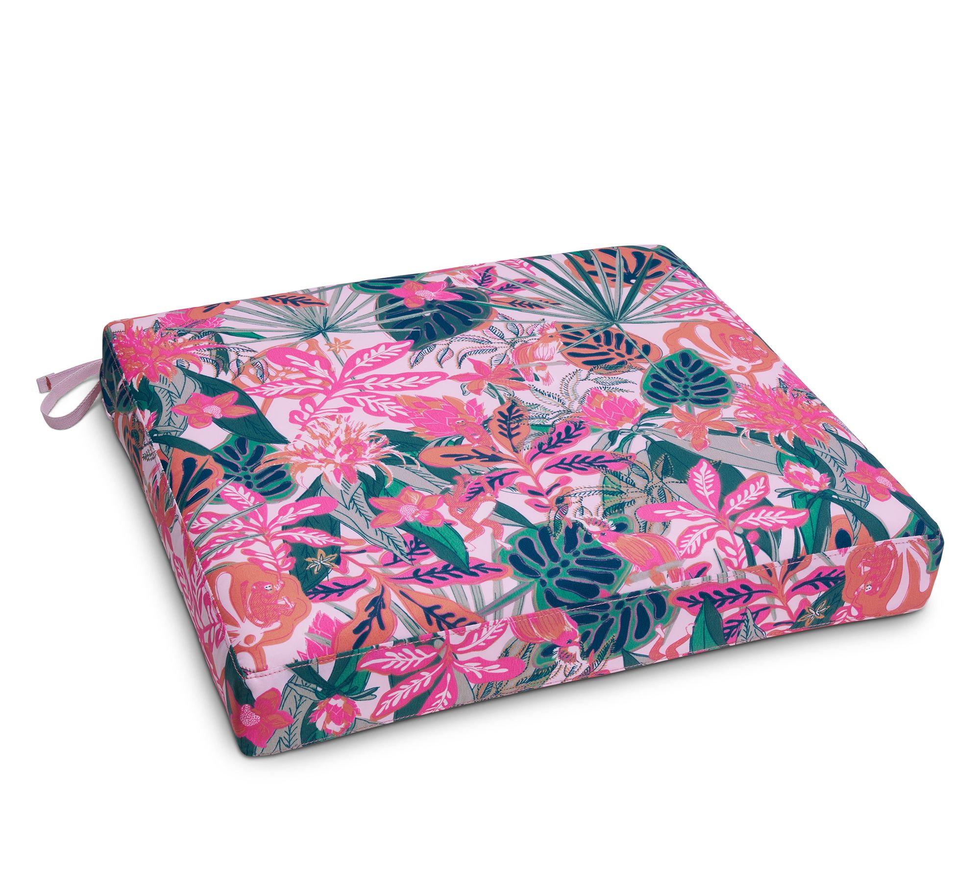 Vera Bradley Water-Resistant Patio Seat Cushion, 21"x 19"x 3"