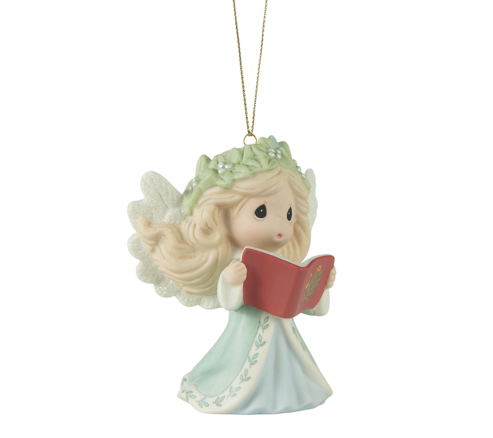 Precious Moments 231018 Annual Angel Bisque Ornament - QVC.com