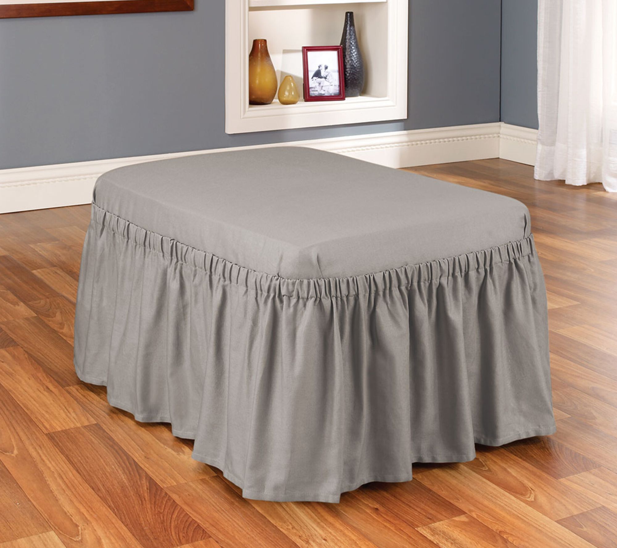 SureFit Duck Ottoman Slipcover