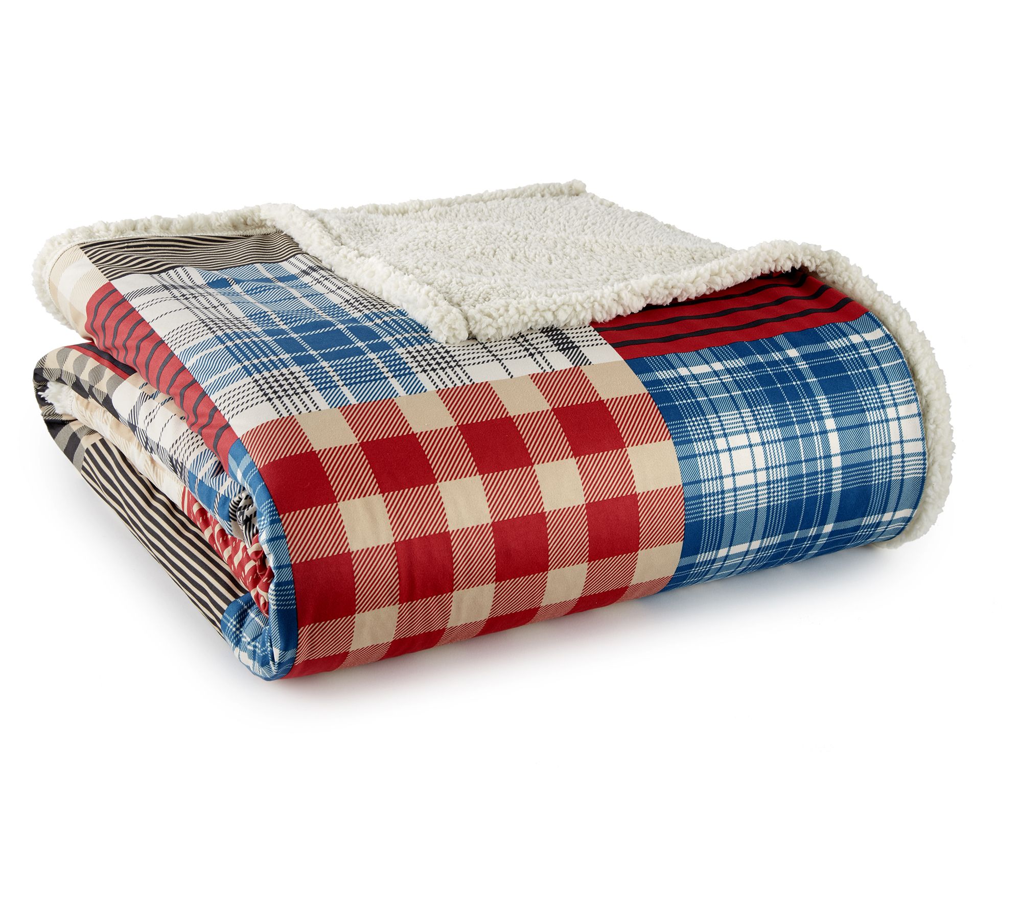 Shavel King Micro Flannel Reverse to Sherpa Bla nket